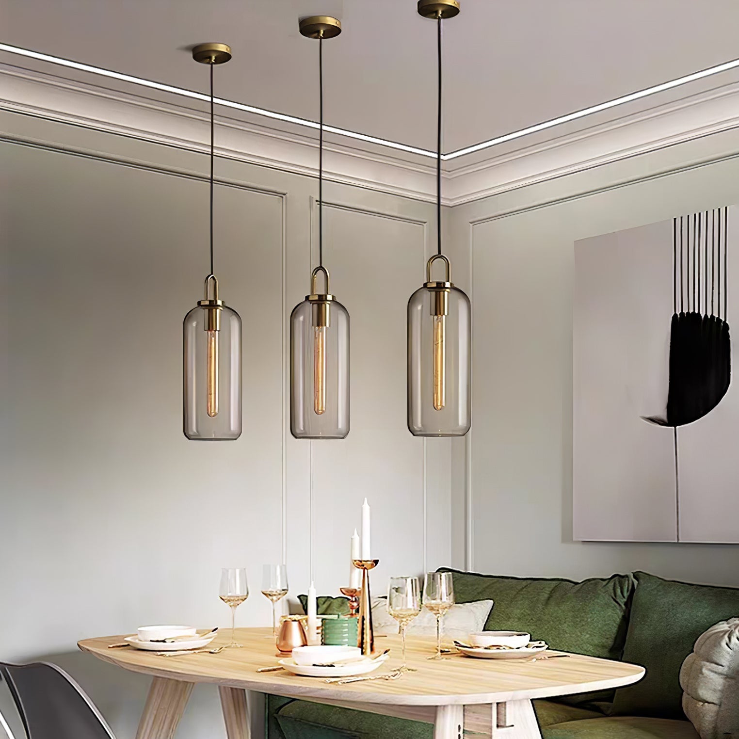 Pendulum Glass Pendant Lamp - Blowlighting