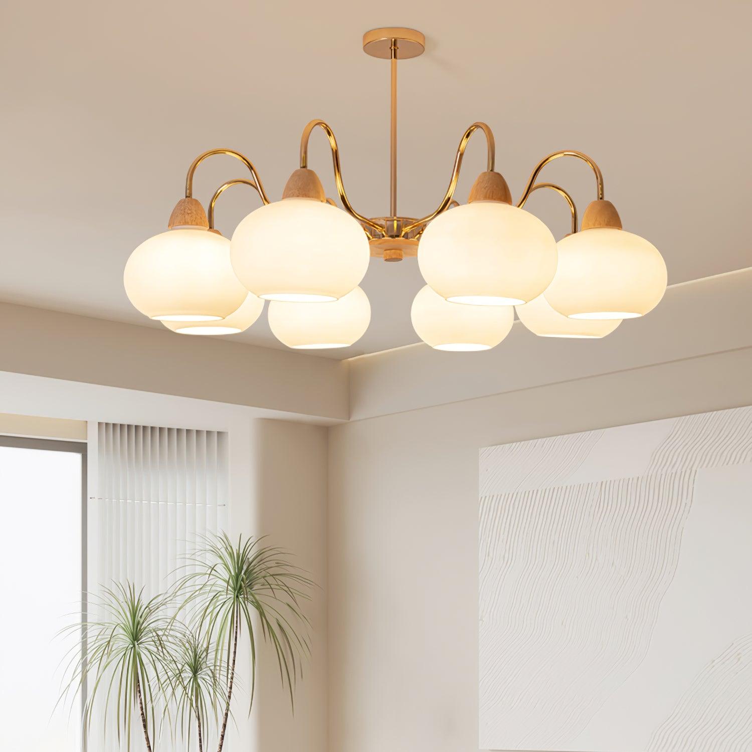 Zevena Eleganter Glas-Kronleuchter-Letslighting
