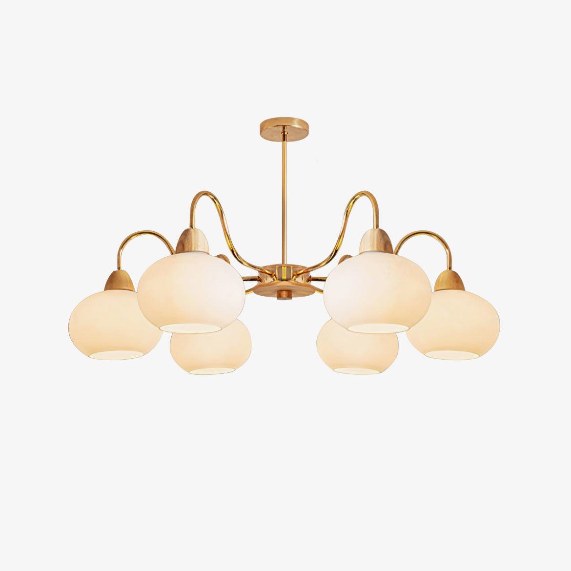 Zevena Eleganter Glas-Kronleuchter-Letslighting