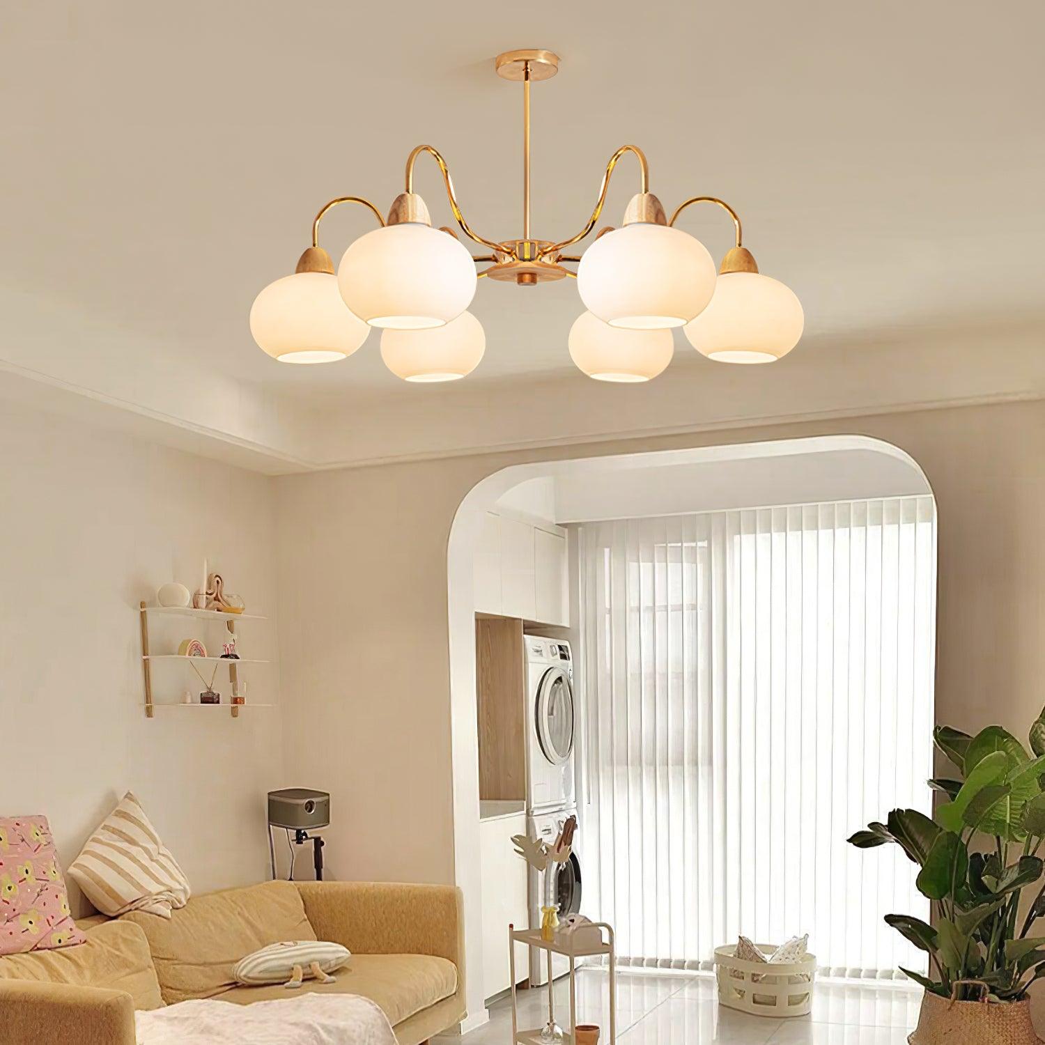 Zevena Eleganter Glas-Kronleuchter-Letslighting