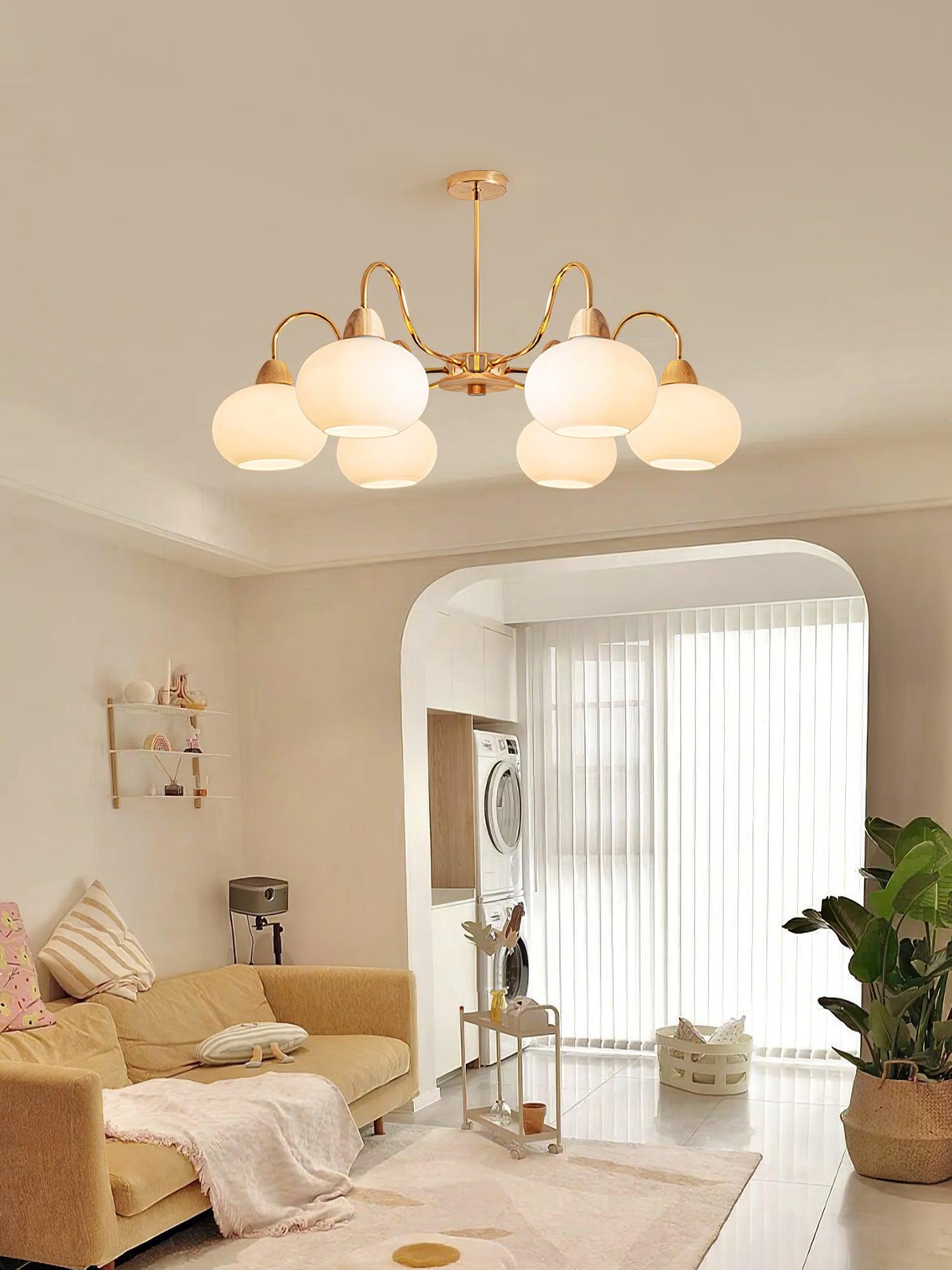 Zevena Eleganter Glas-Kronleuchter-Letslighting