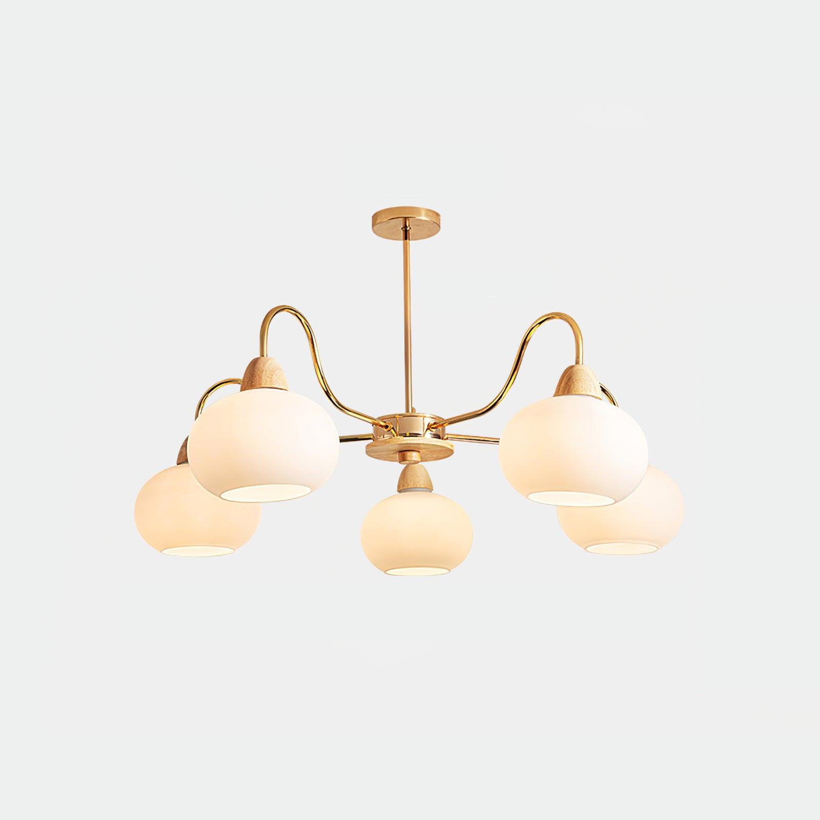 Zevena Eleganter Glas-Kronleuchter-Letslighting