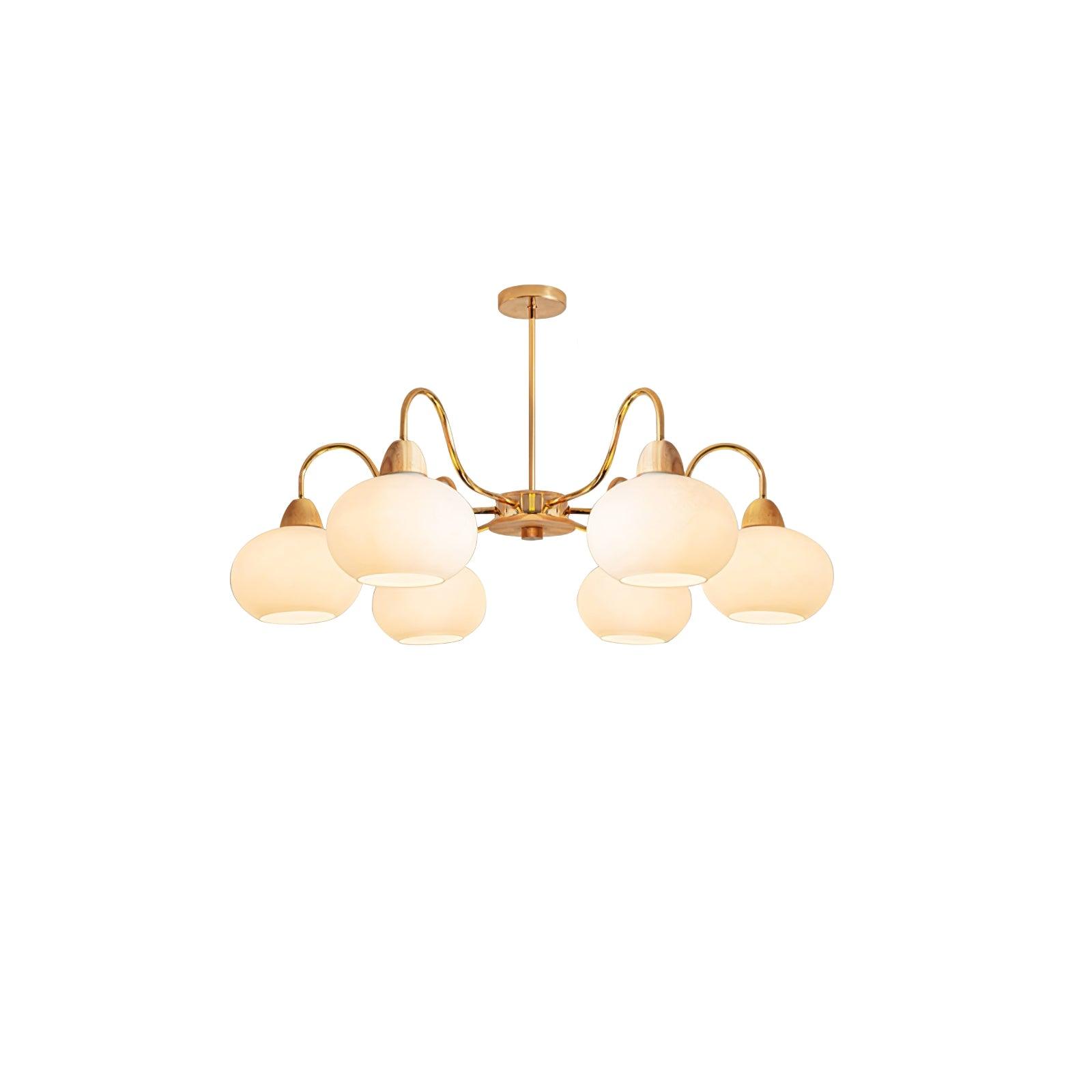 Zevena Eleganter Glas-Kronleuchter-Letslighting