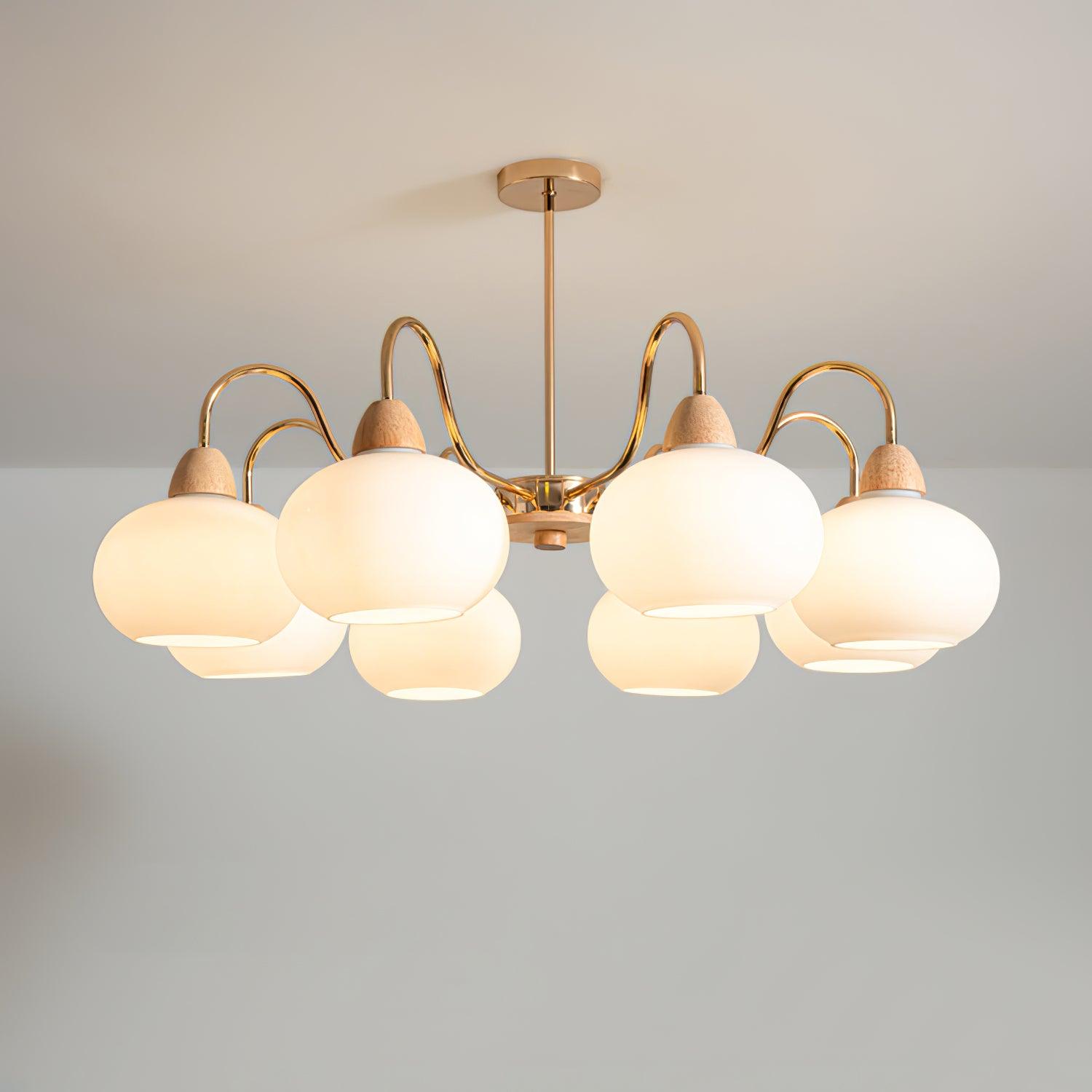 Zevena Eleganter Glas-Kronleuchter-Letslighting