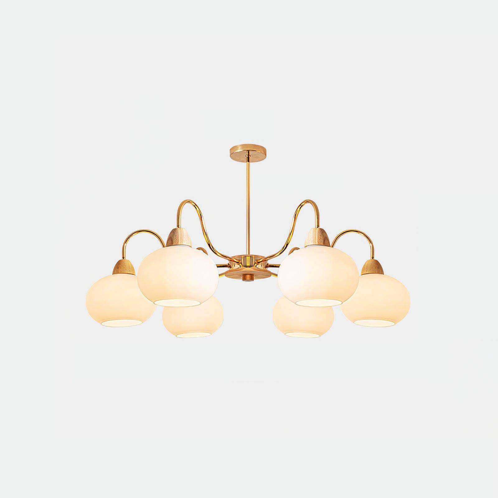Zevena Eleganter Glas-Kronleuchter-Letslighting