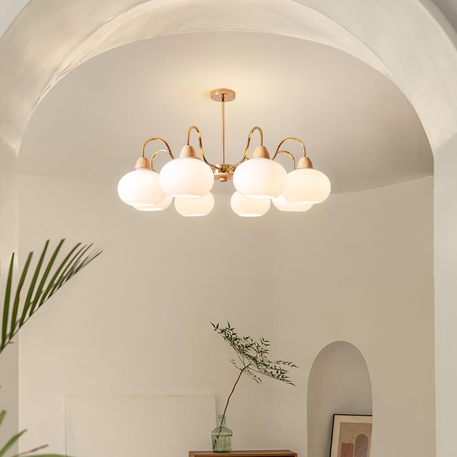 Zevena Eleganter Glas-Kronleuchter-Letslighting