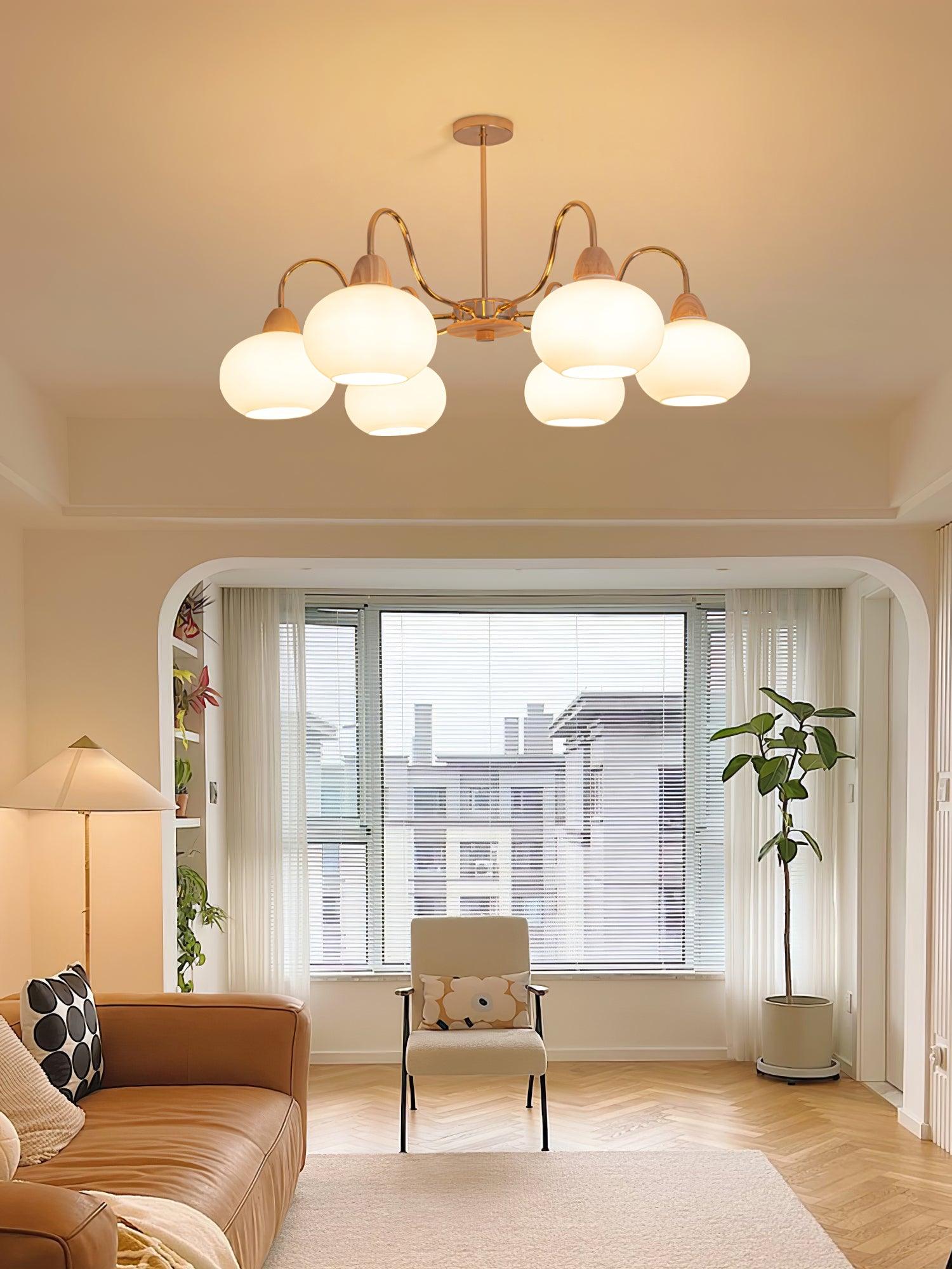 Zevena Eleganter Glas-Kronleuchter-Letslighting