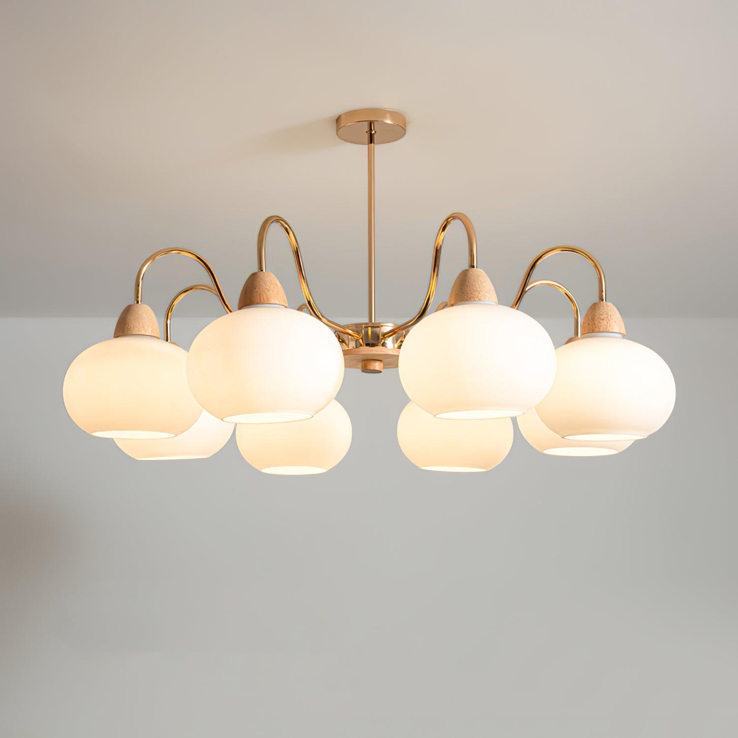 Zevena Eleganter Glas-Kronleuchter-Letslighting