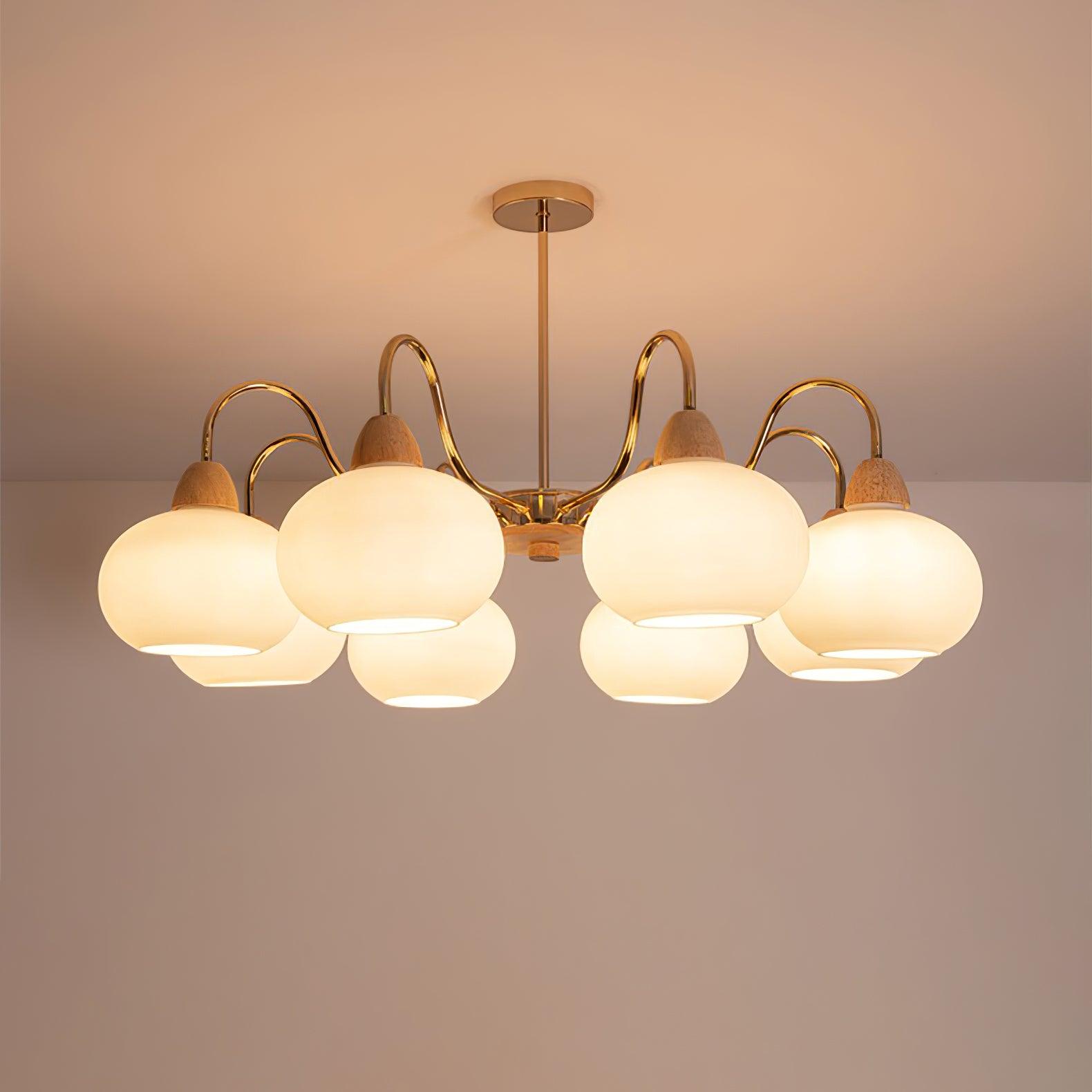 Zevena Eleganter Glas-Kronleuchter-Letslighting
