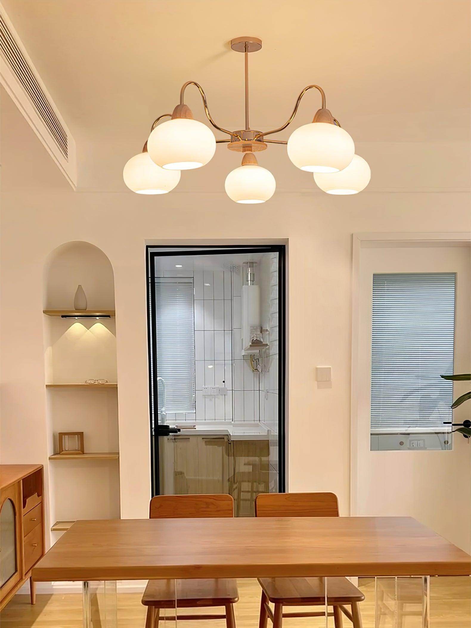 Zevena Eleganter Glas-Kronleuchter-Letslighting