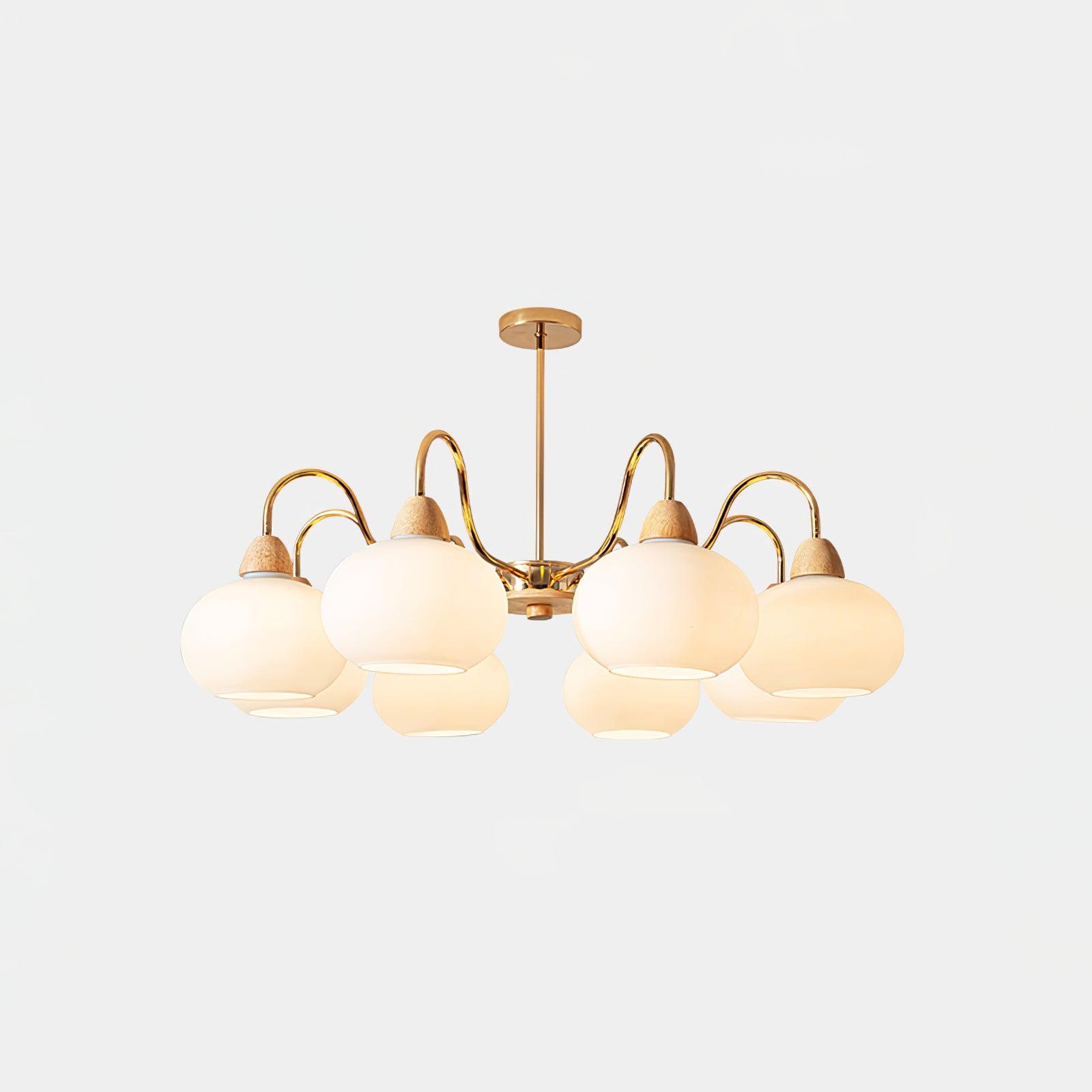 Zevena Eleganter Glas-Kronleuchter-Letslighting