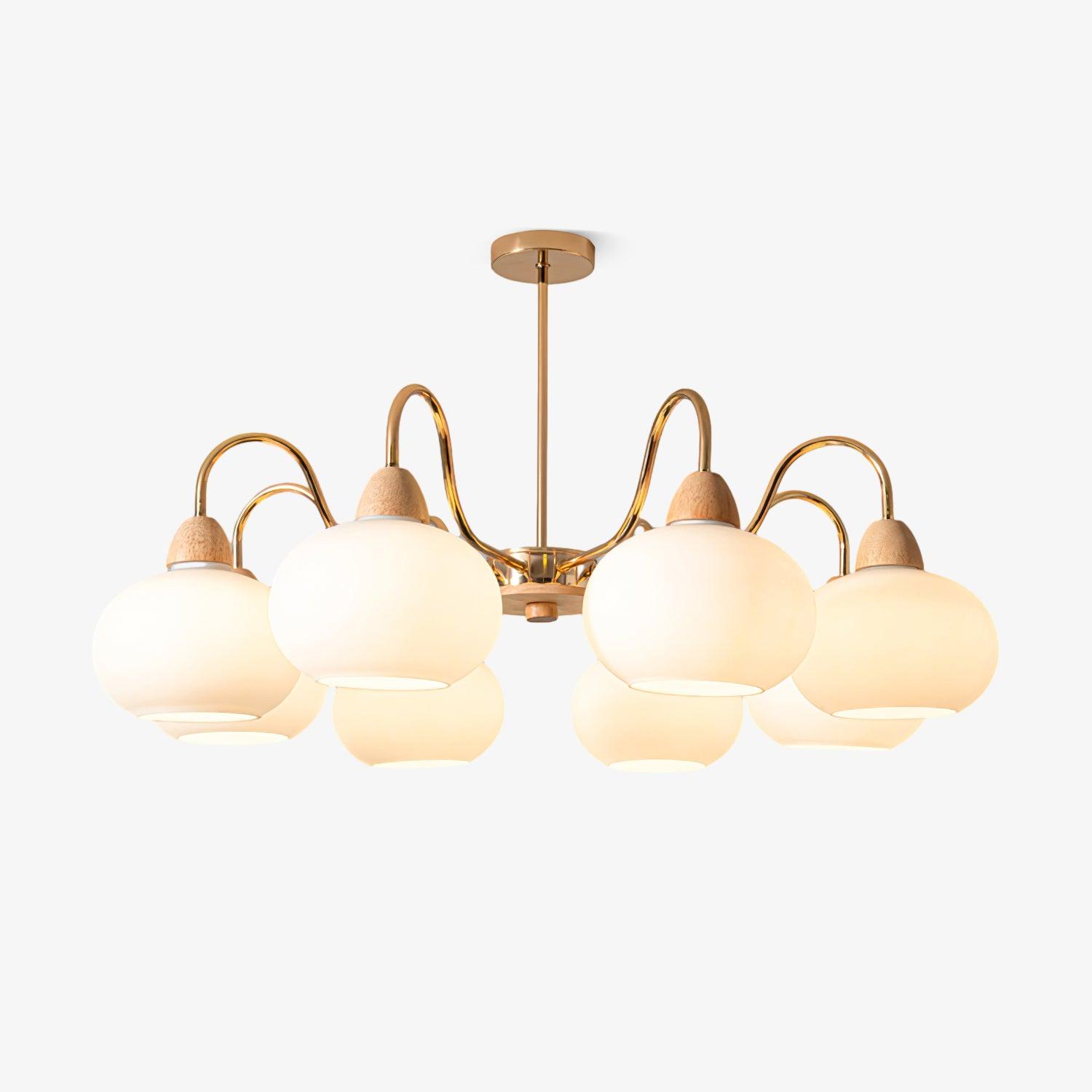 Zevena Eleganter Glas-Kronleuchter-Letslighting