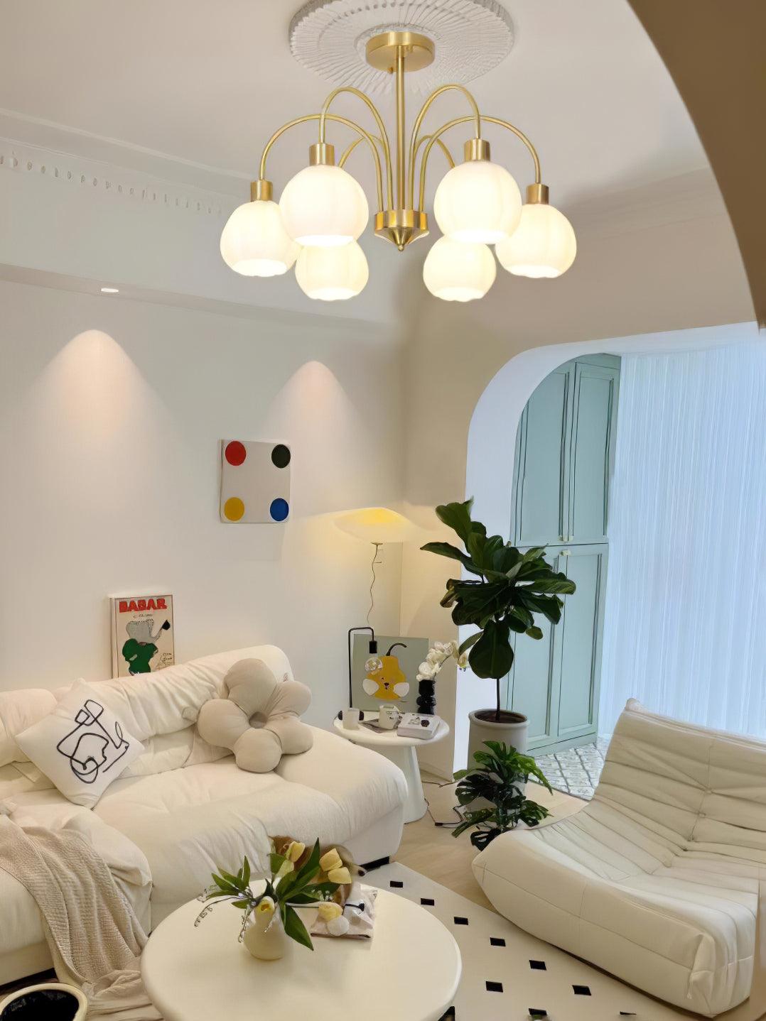 Sawyer Vintage-Kronleuchter aus Glas-Letslighting