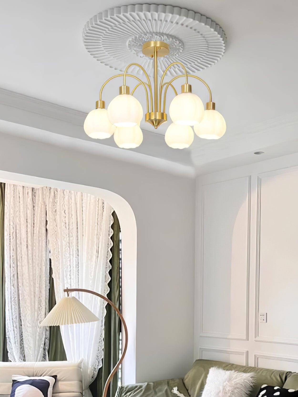 Sawyer Vintage-Kronleuchter aus Glas-Letslighting