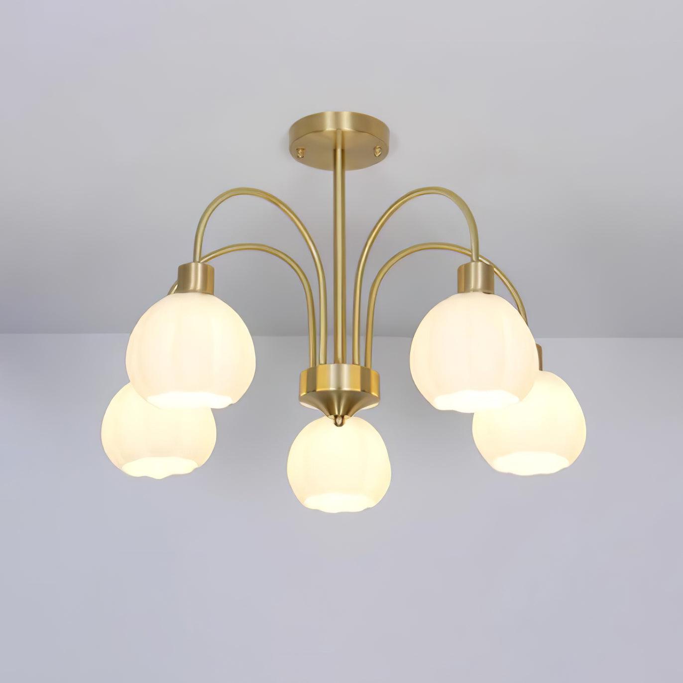 Sawyer Vintage-Kronleuchter aus Glas-Letslighting