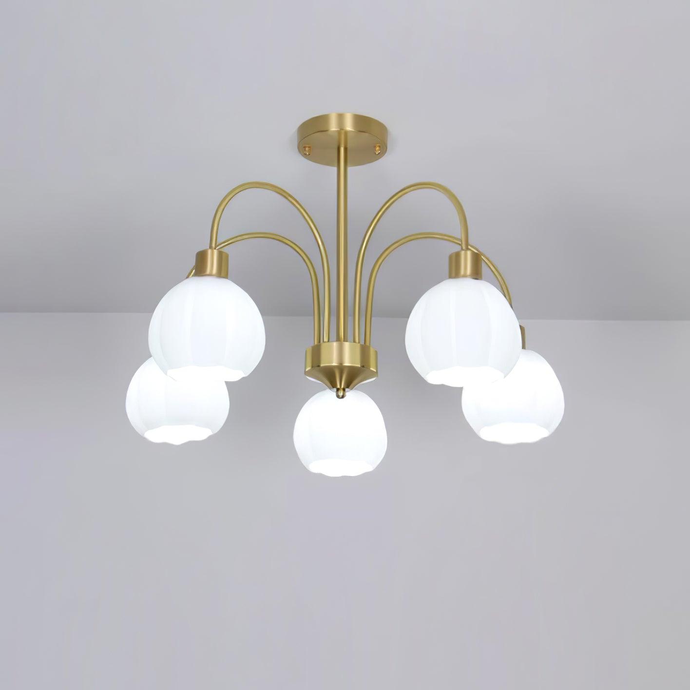 Sawyer Vintage-Kronleuchter aus Glas-Letslighting