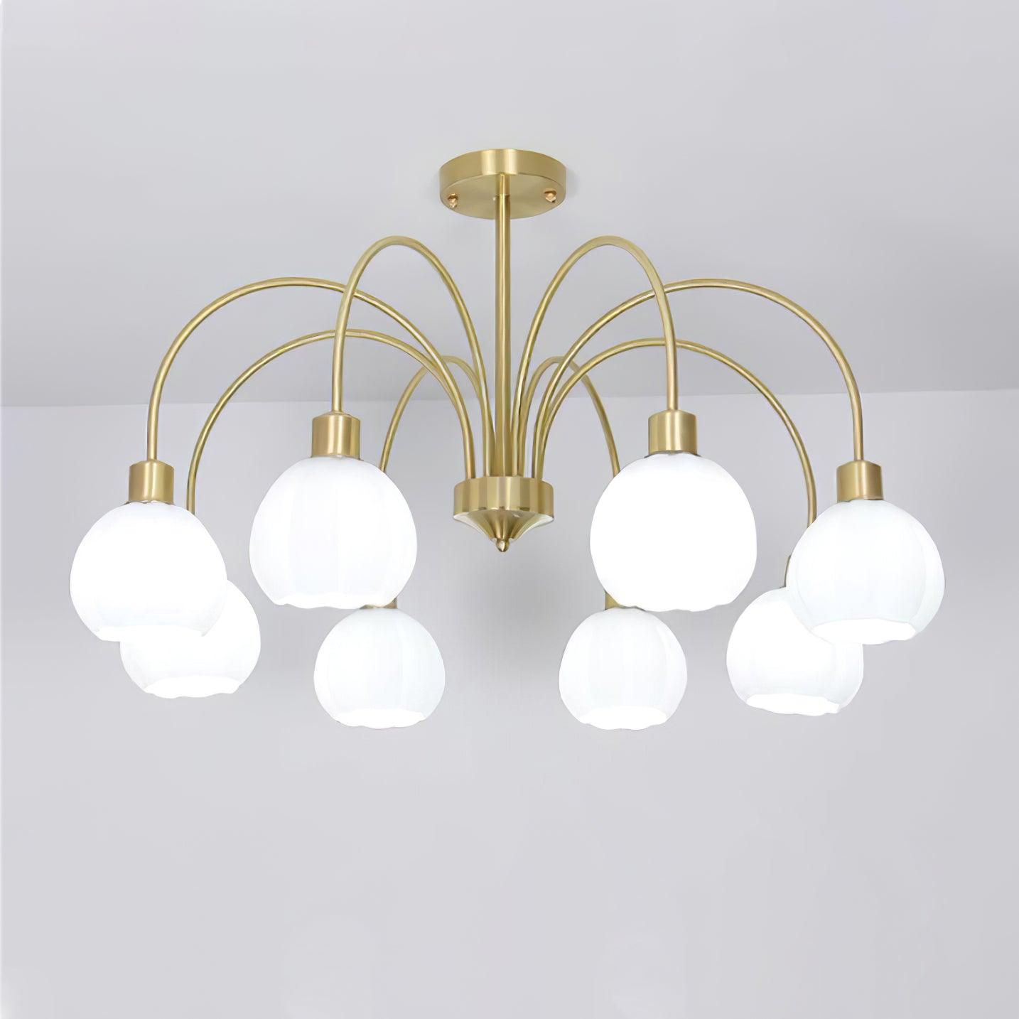 Sawyer Vintage-Kronleuchter aus Glas-Letslighting