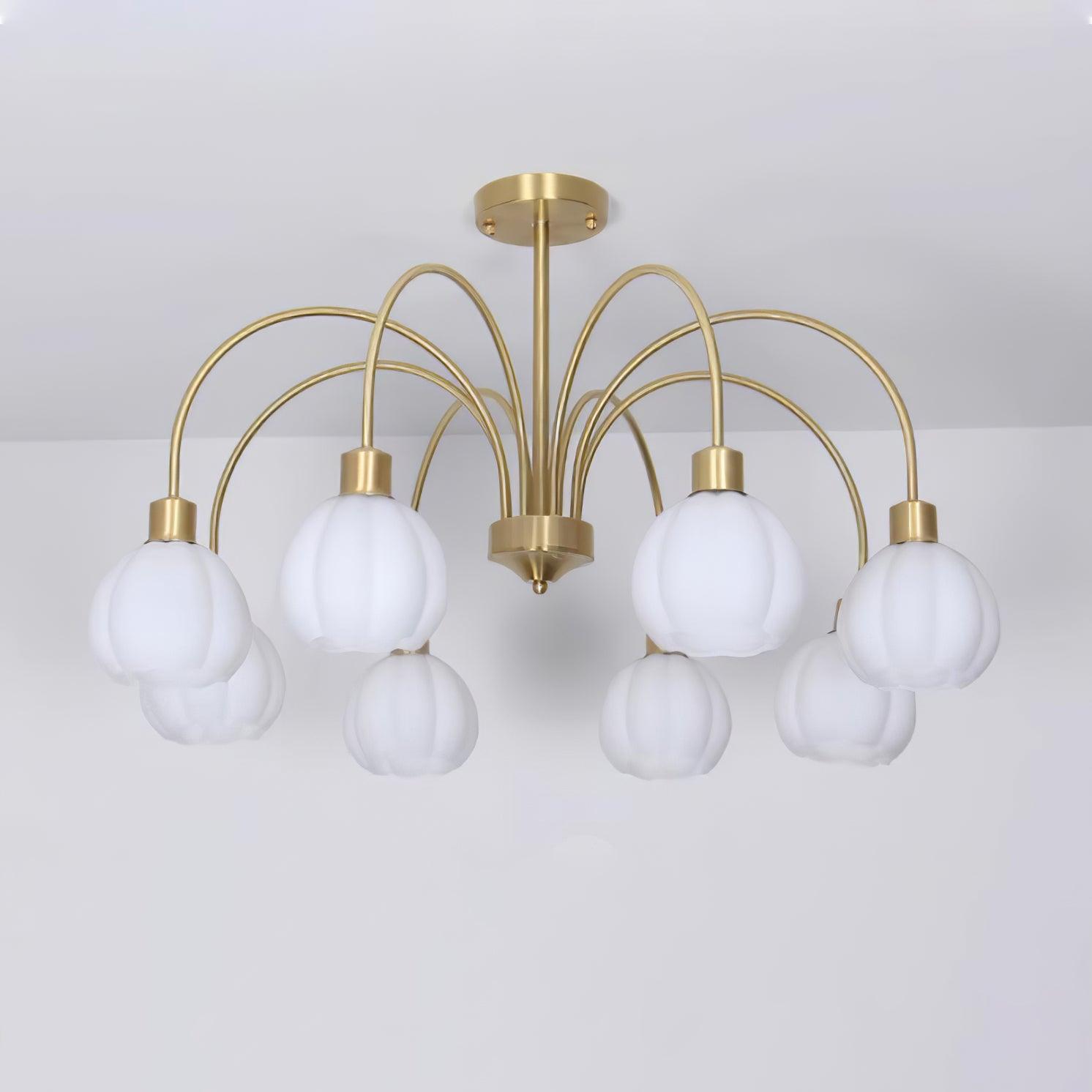 Sawyer Vintage-Kronleuchter aus Glas-Letslighting
