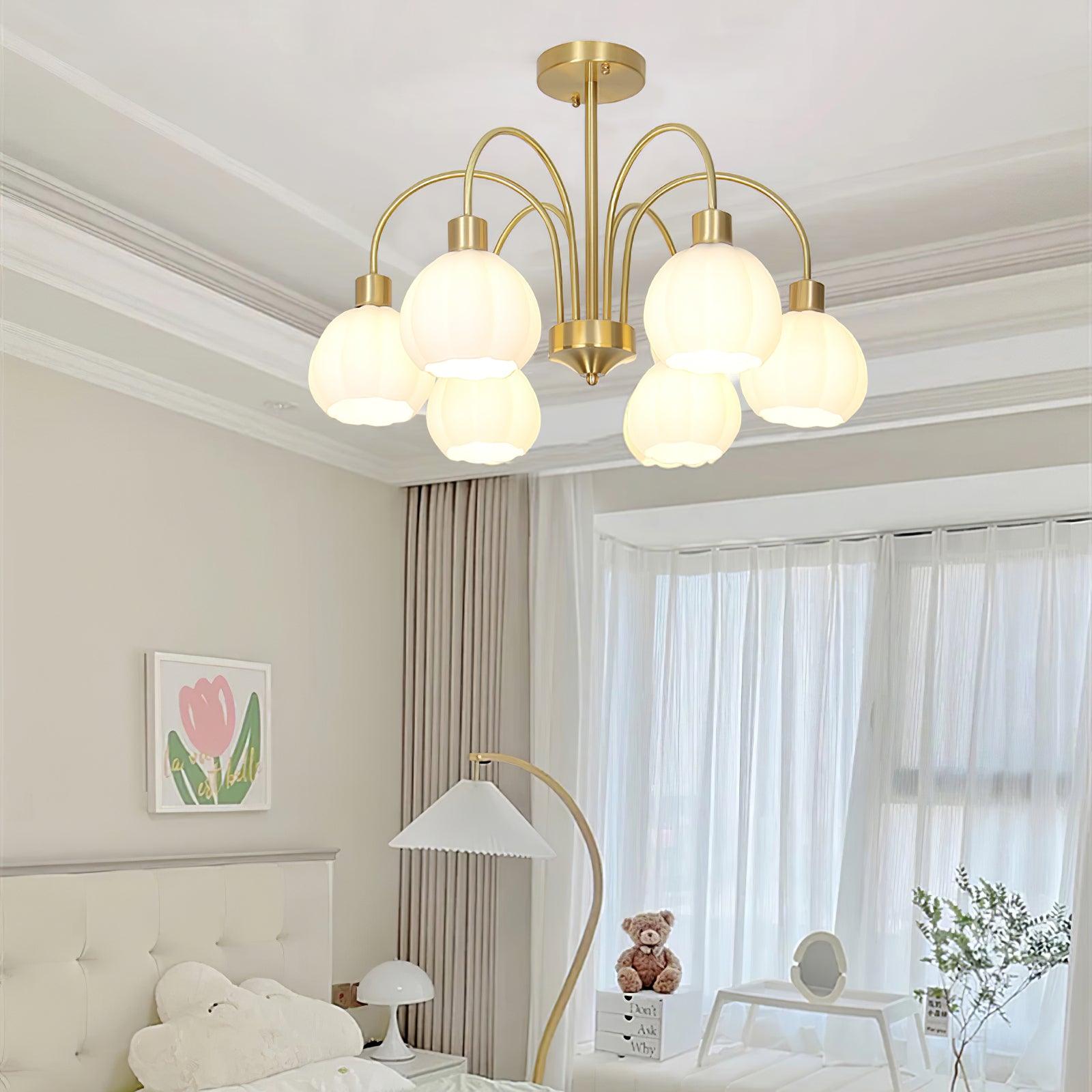 Sawyer Vintage-Kronleuchter aus Glas-Letslighting