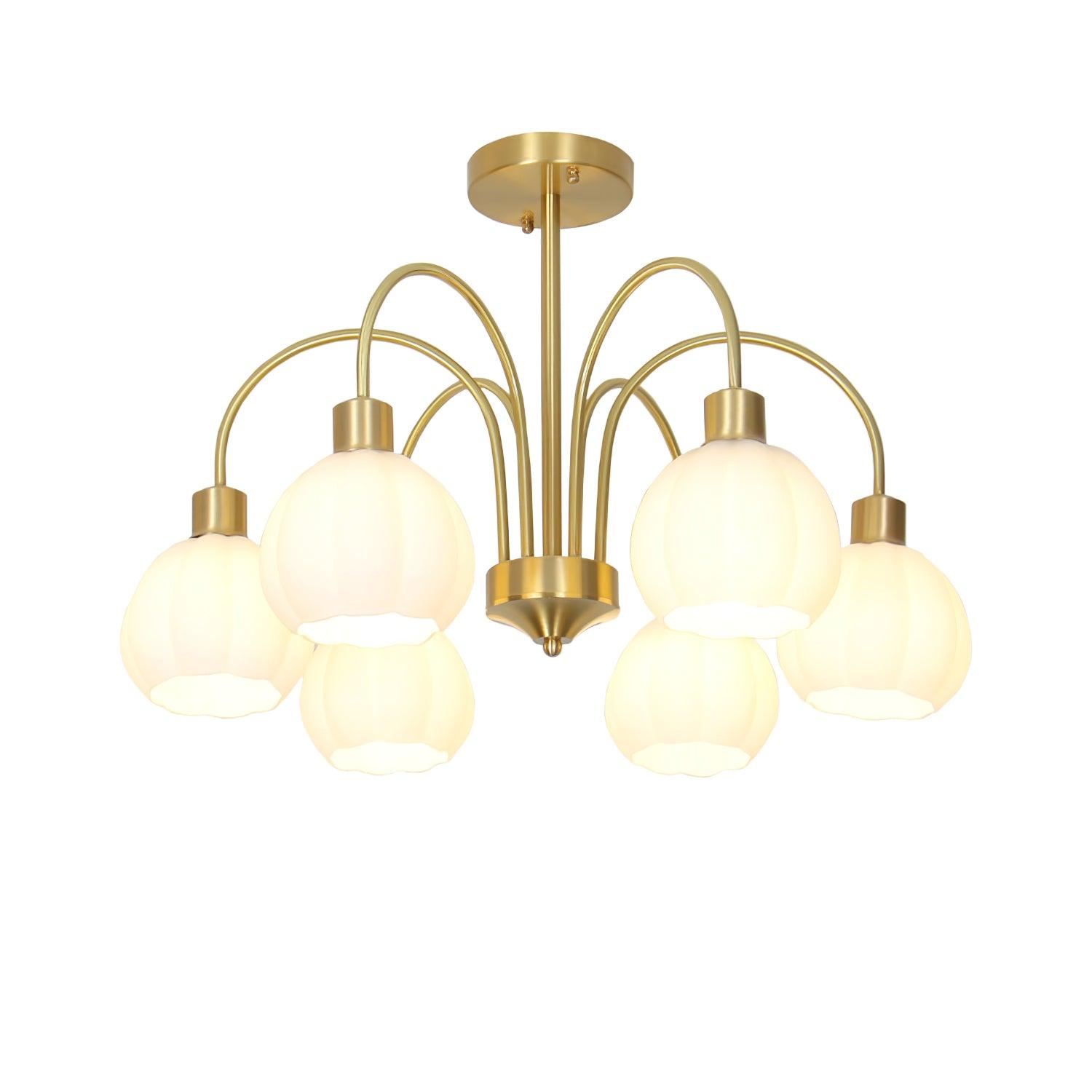 Sawyer Vintage-Kronleuchter aus Glas-Letslighting