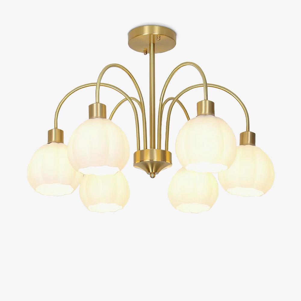 Sawyer Vintage-Kronleuchter aus Glas-Letslighting