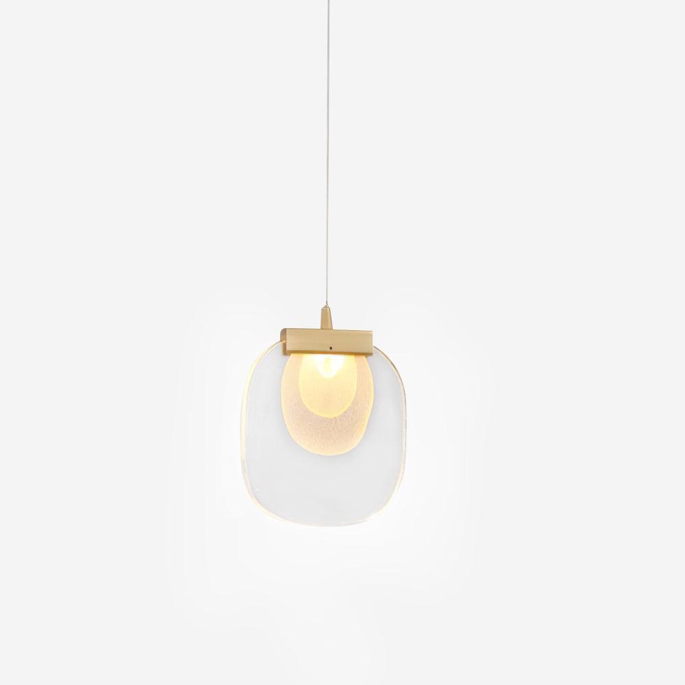 Avesia Minimalist Glass Pendant Light Staircase - Letslighting