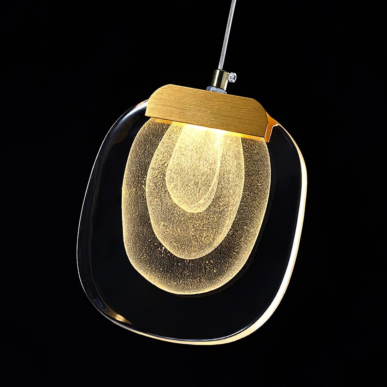Avesia Minimalist Glass Pendant Light Staircase - Letslighting