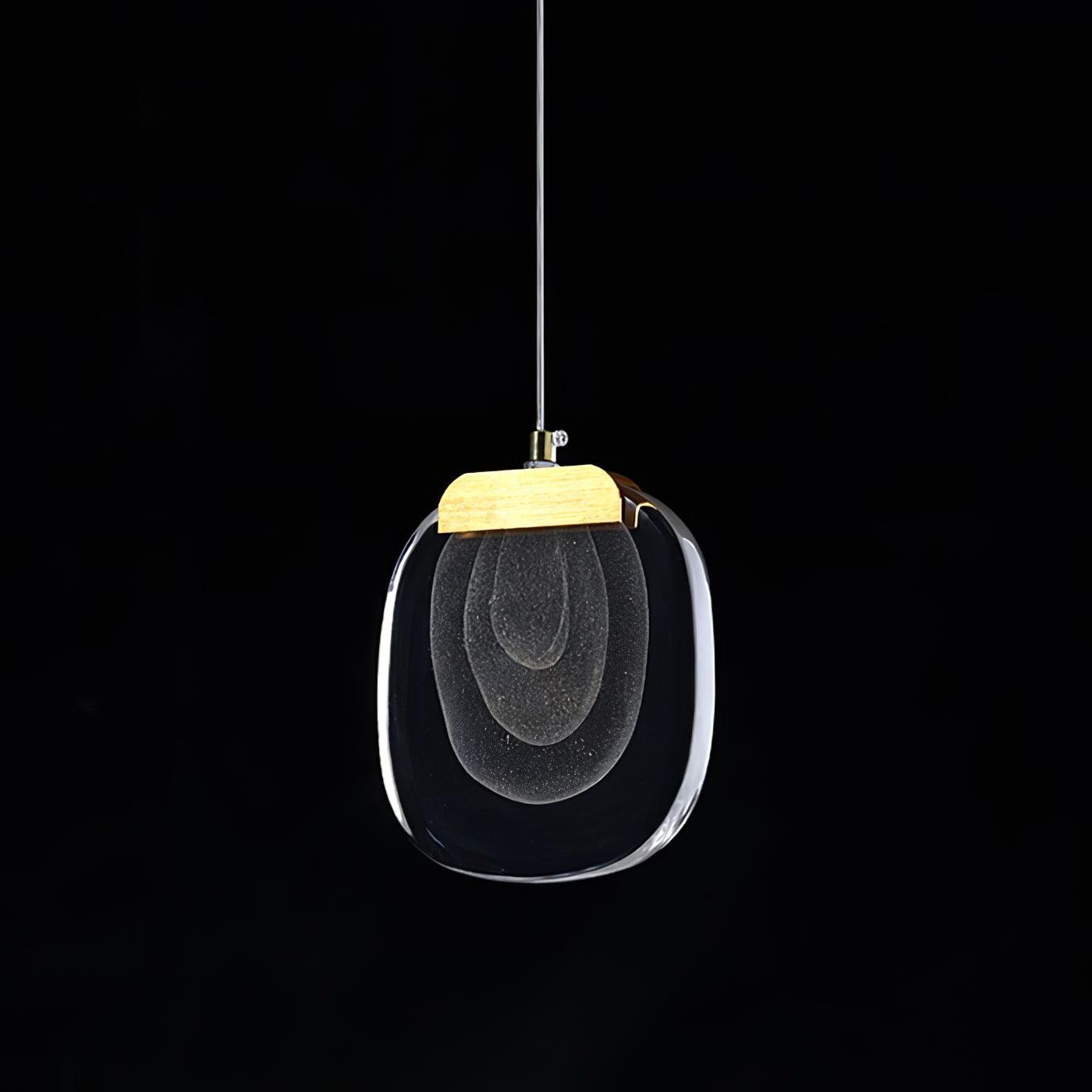 Avesia Minimalist Glass Pendant Light Staircase - Letslighting
