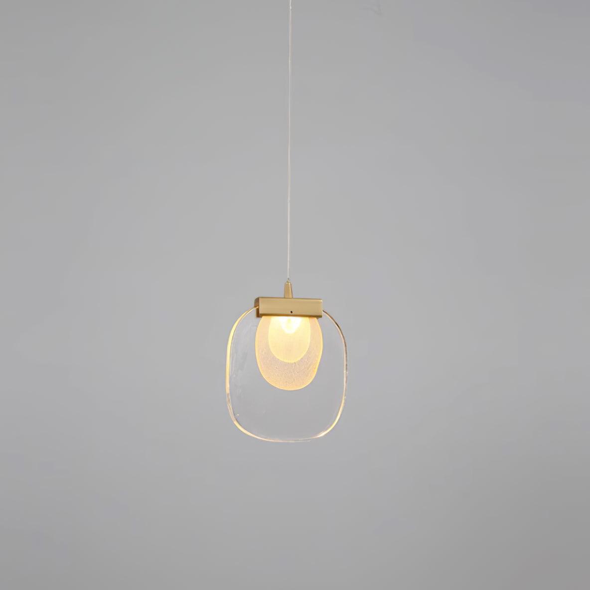 Avesia Minimalist Glass Pendant Light Staircase - Letslighting