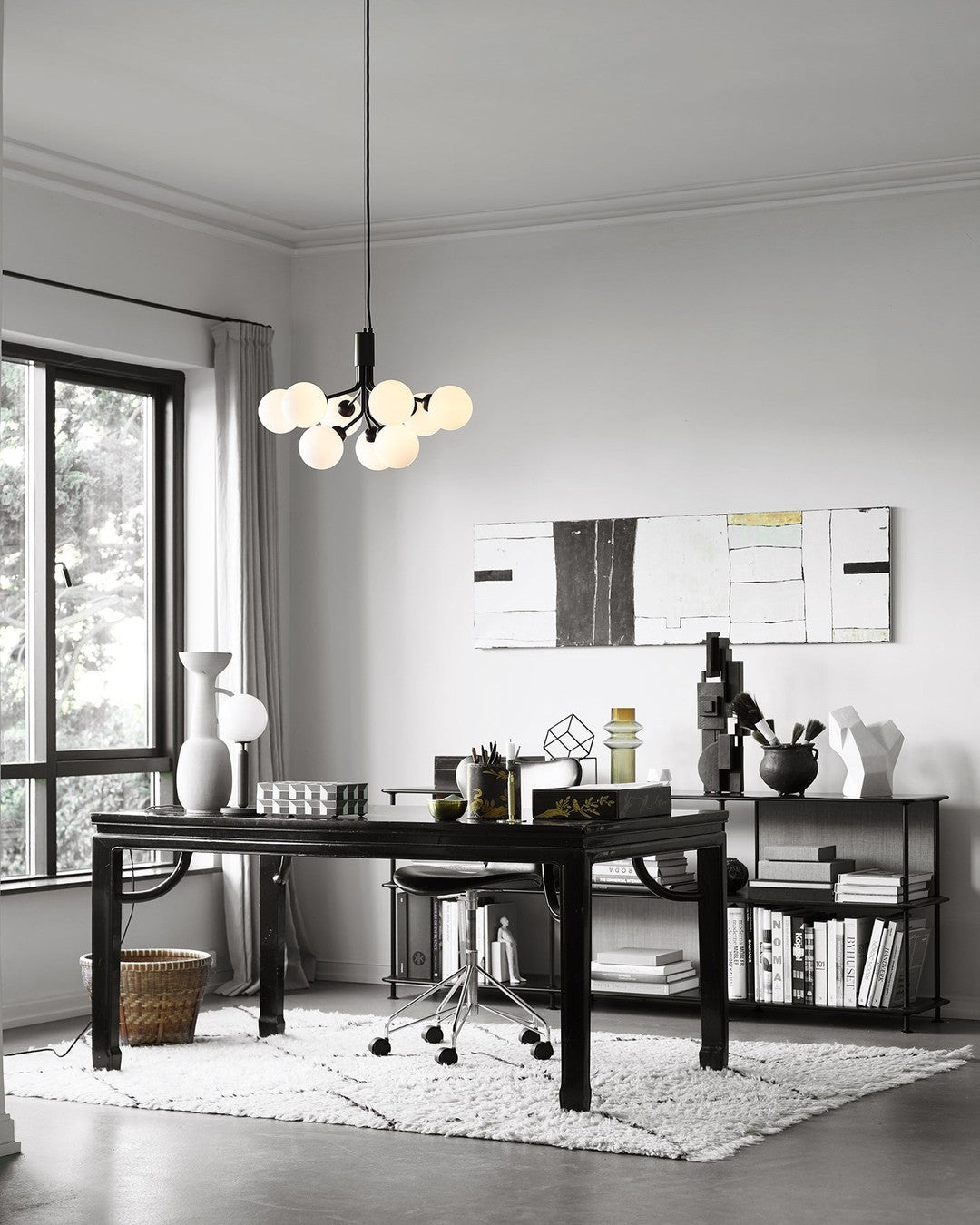 Lustra Pendelleuchte Glaskugel Cluster Messing-Letslighting