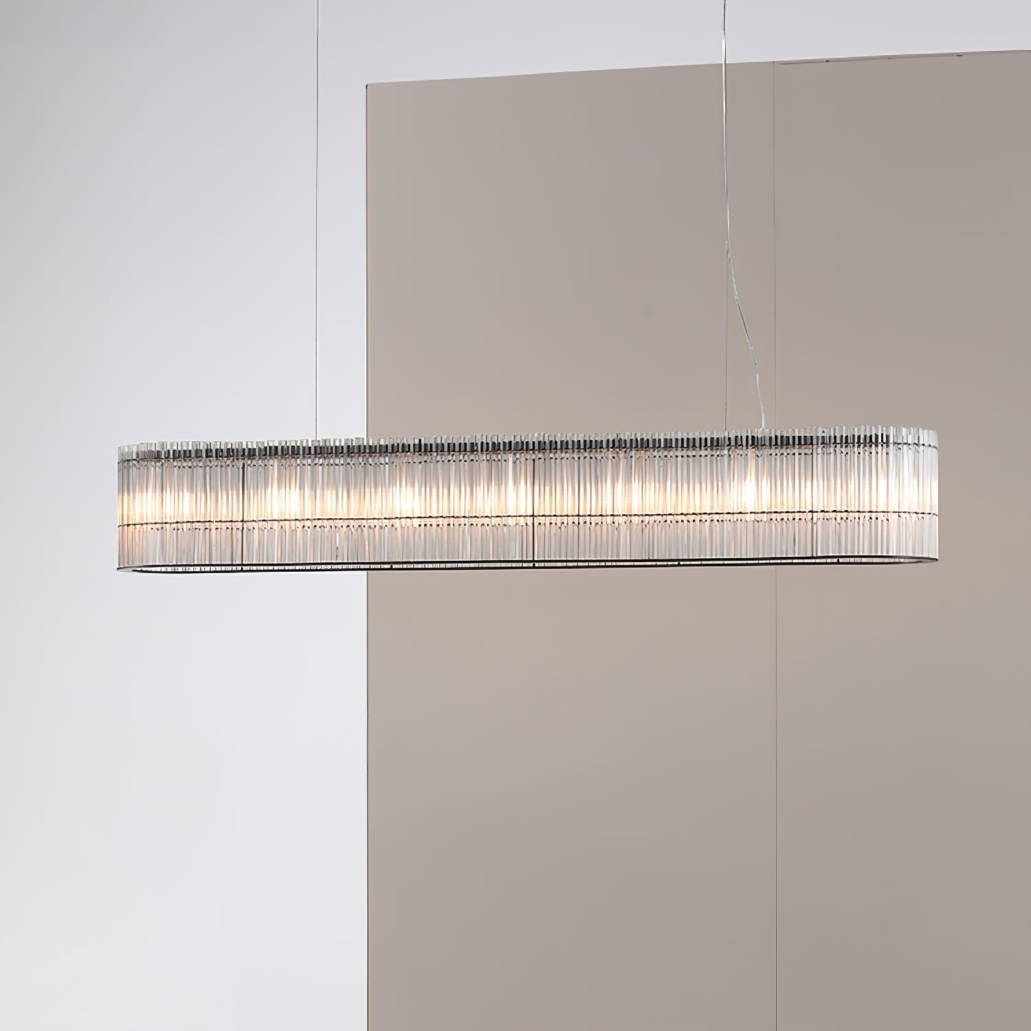 Lustra Pendelleuchte Glasrohr Ring Modern Luxus-Letslighting