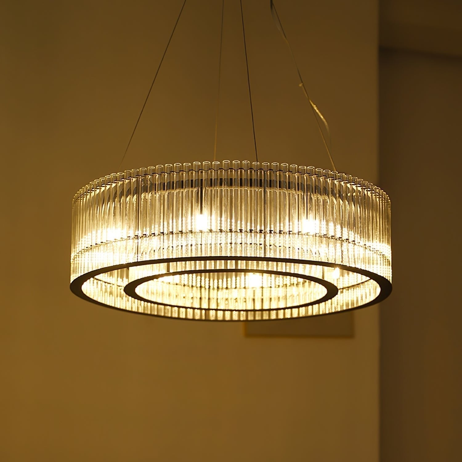 Lustra Pendelleuchte Glasrohr Ring Modern Luxus-Letslighting
