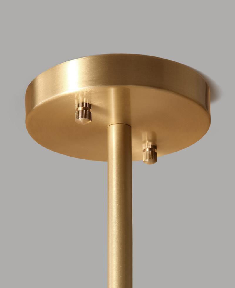 Lustra Kronleuchter Messing Opal Glas-Letslighting