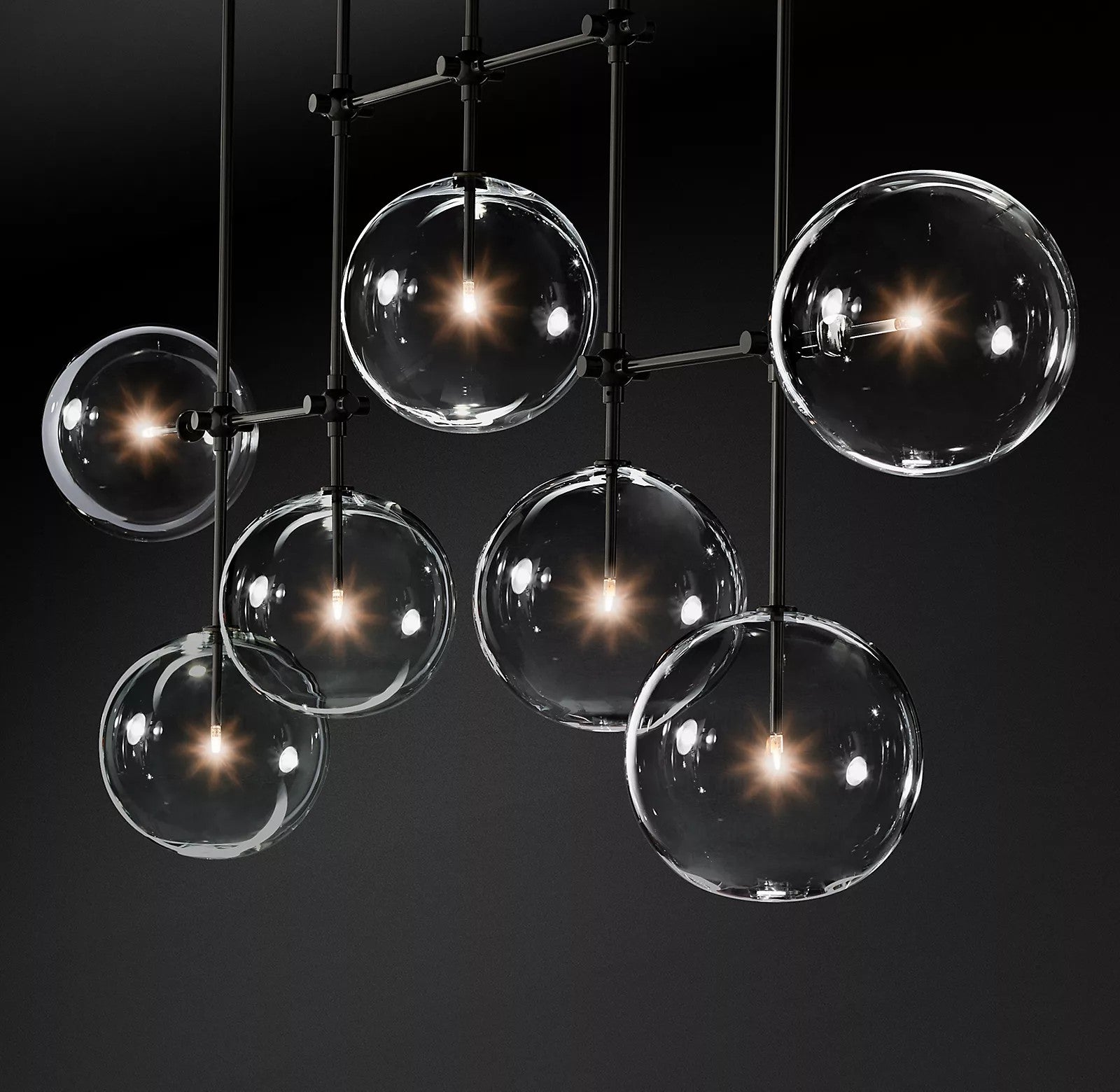 Orbit Zeitgenössischer Glas-Kronleuchter-Letslighting
