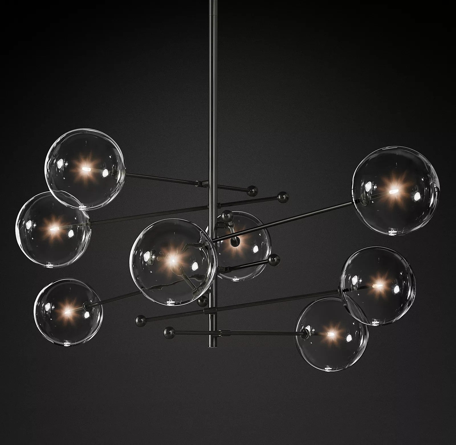 Orbit Zeitgenössischer Glas-Kronleuchter-Letslighting