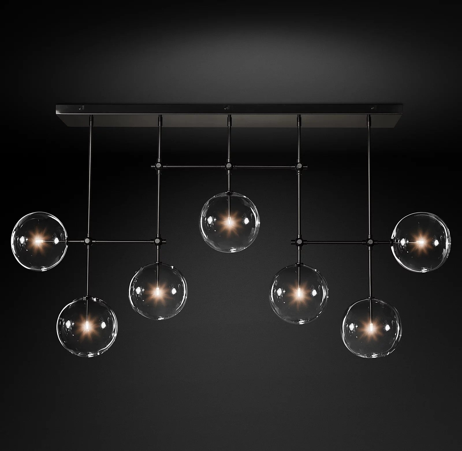 Orbit Zeitgenössischer Glas-Kronleuchter-Letslighting