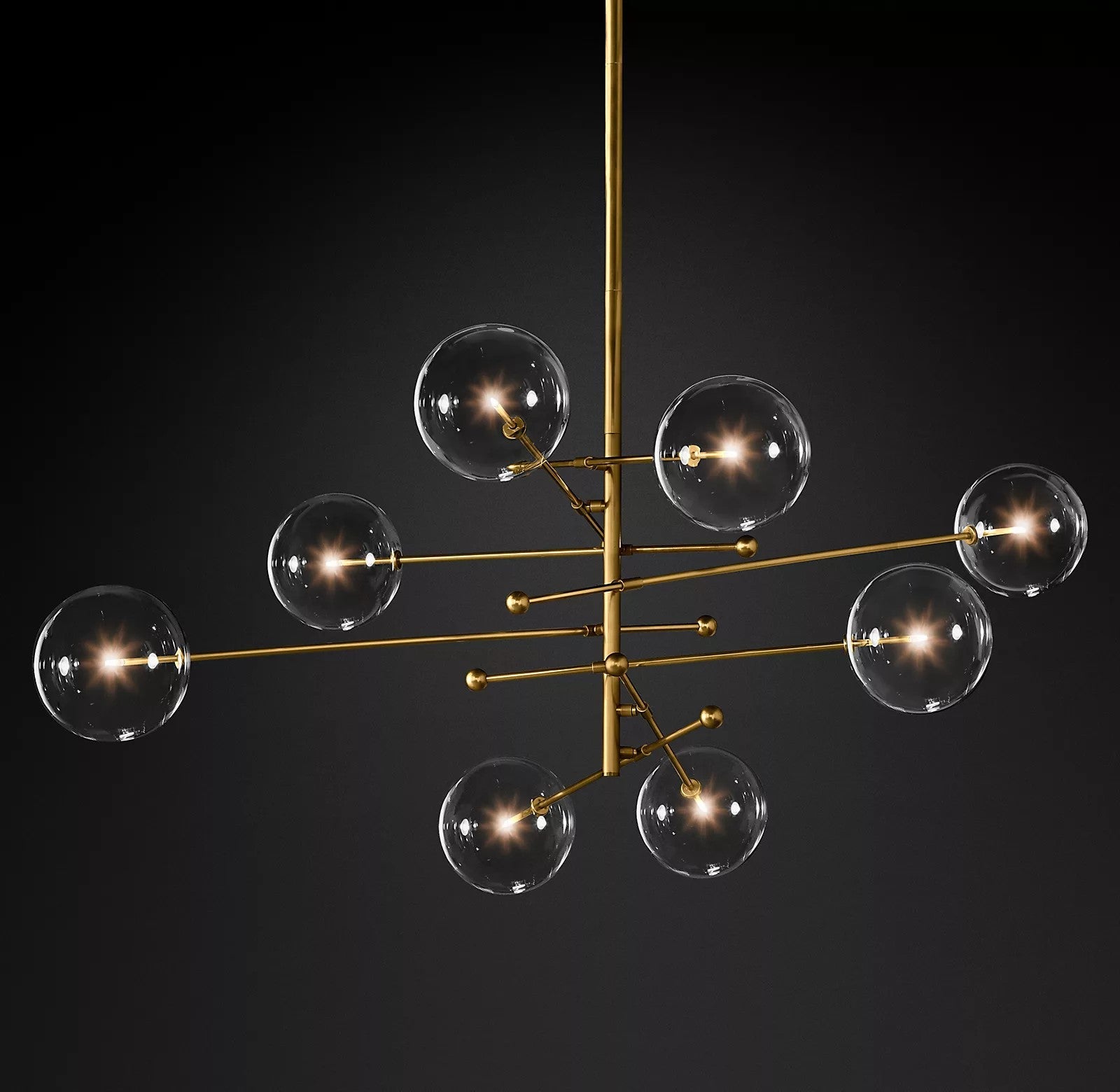 Orbit Zeitgenössischer Glas-Kronleuchter-Letslighting