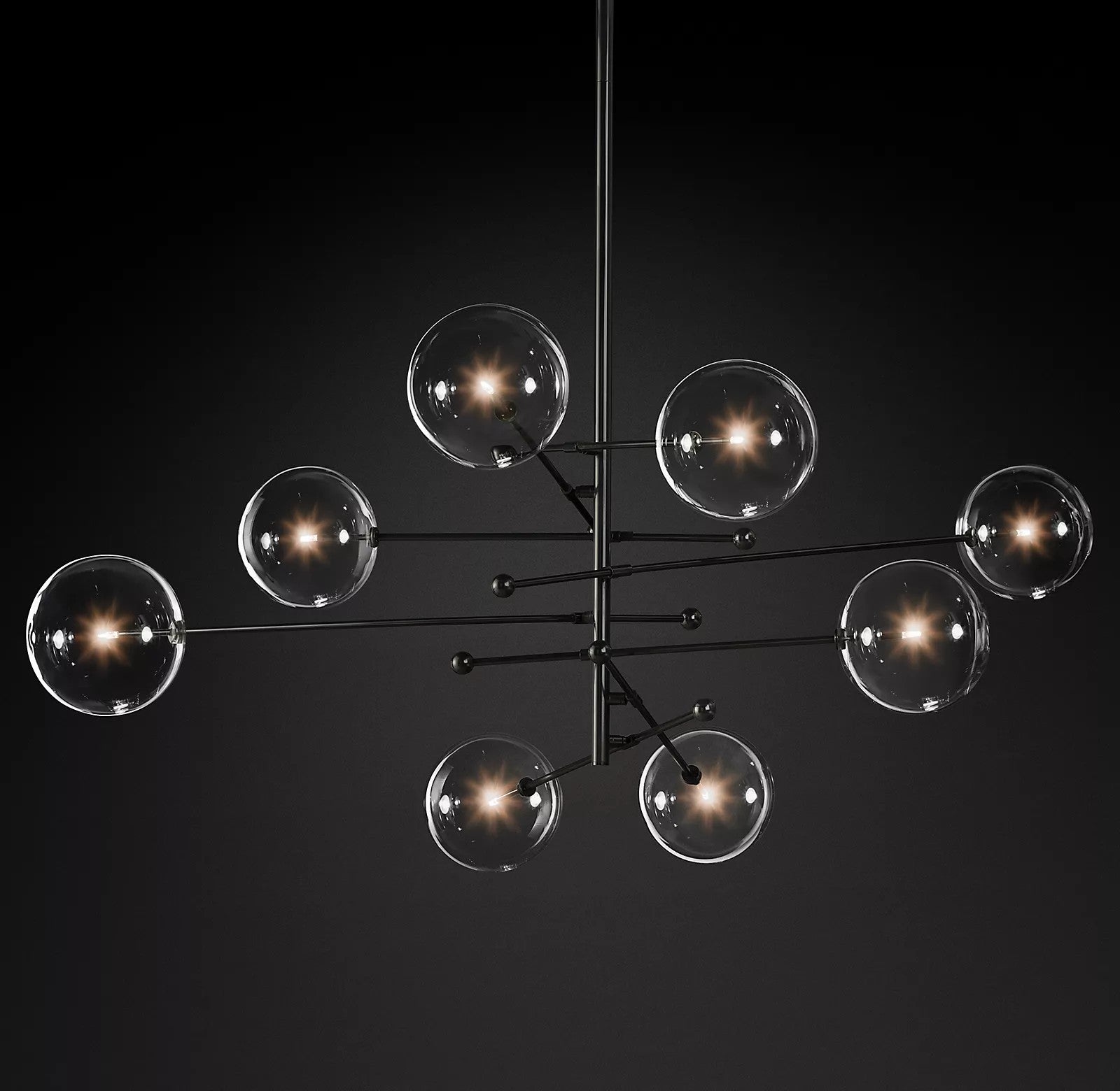 Orbit Zeitgenössischer Glas-Kronleuchter-Letslighting