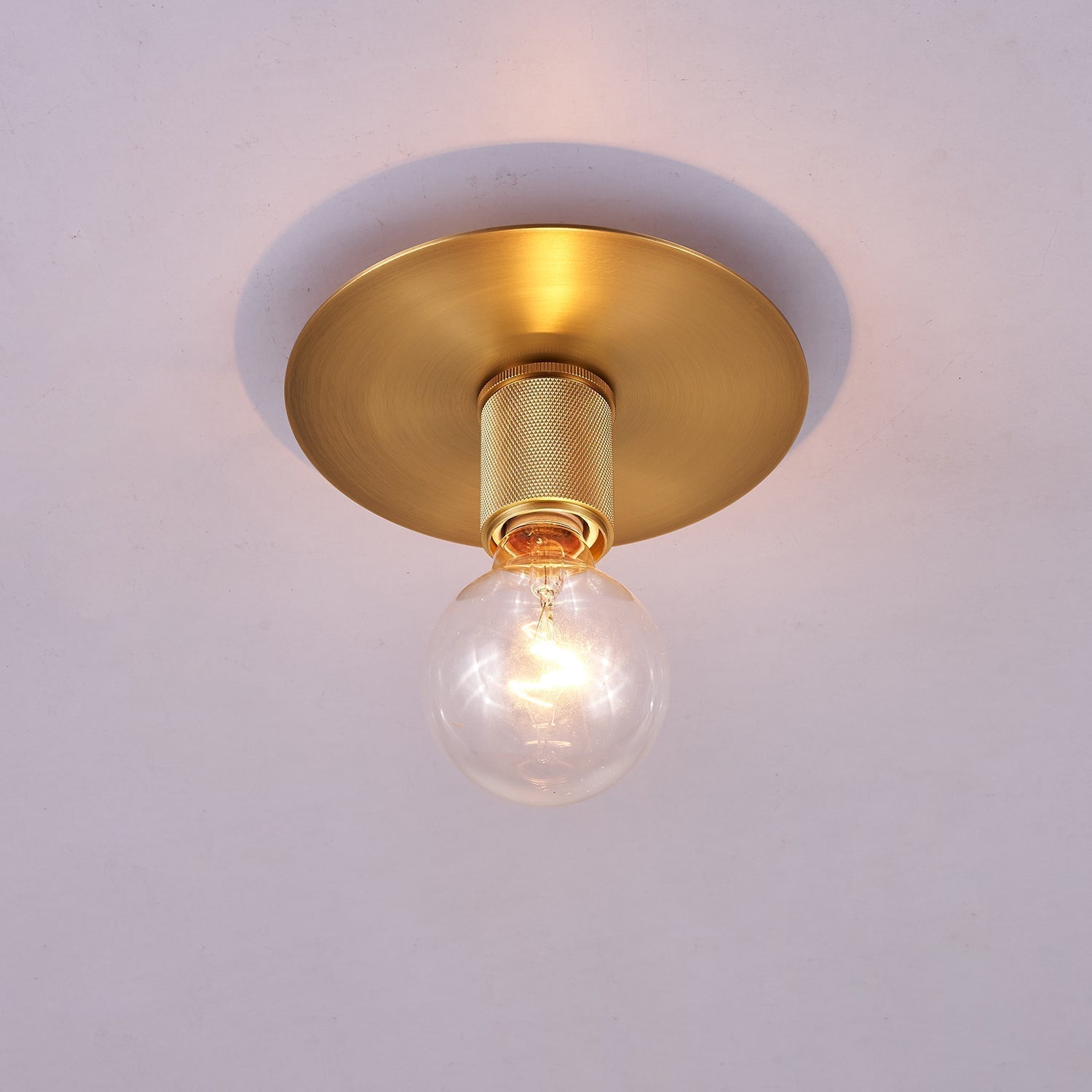 Aursorion Moderne Minimalistische Deckenleuchte aus Messing-Letslighting