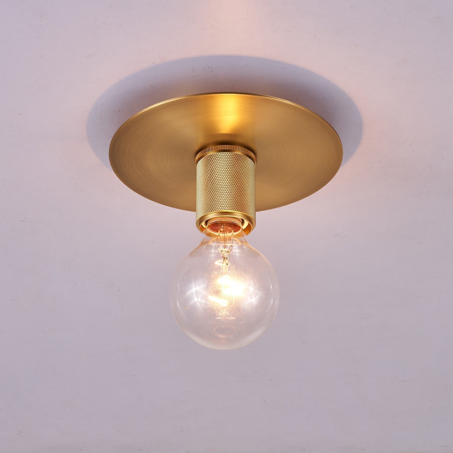 Aursorion Moderne Minimalistische Deckenleuchte aus Messing-Letslighting