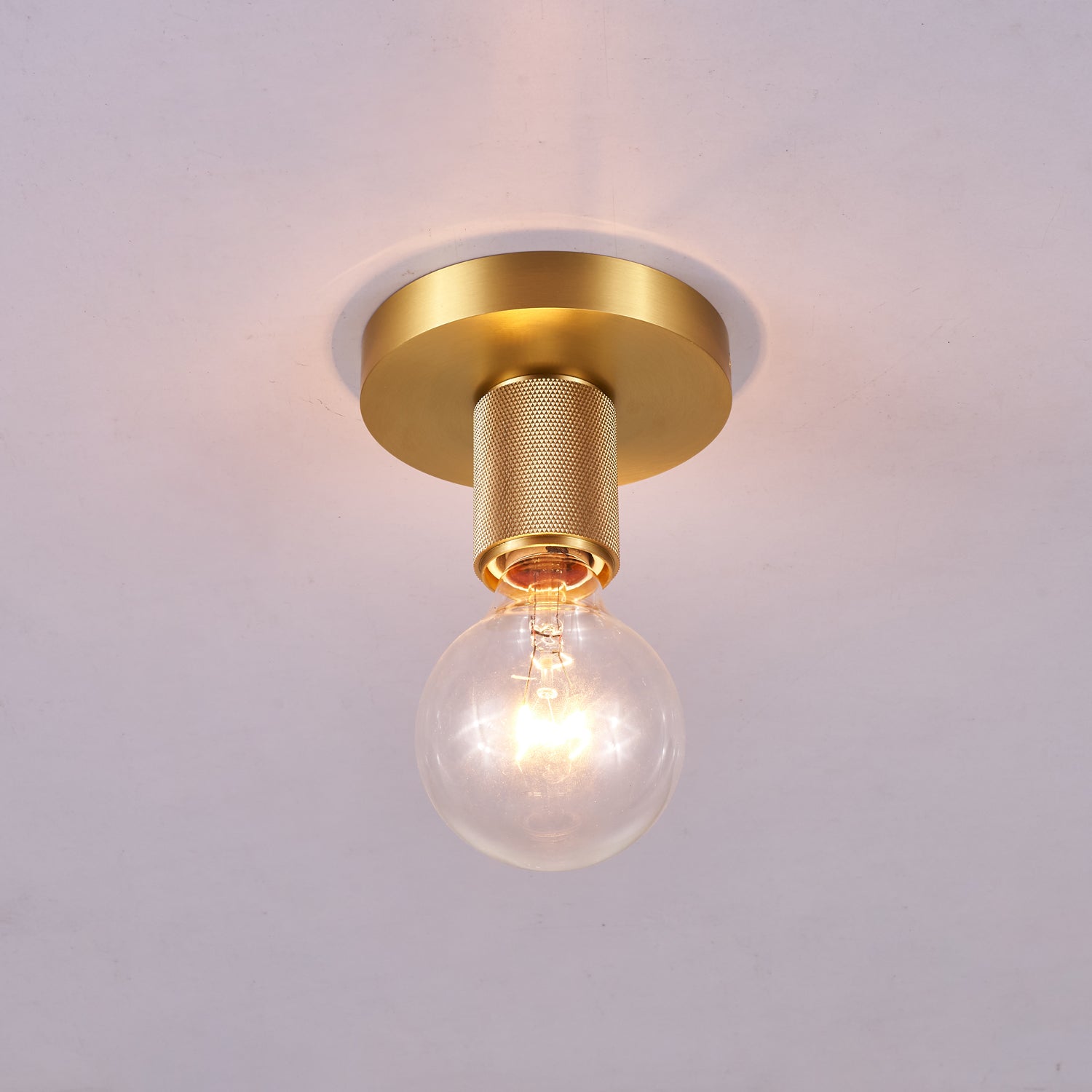 Aursorion Moderne Minimalistische Deckenleuchte aus Messing-Letslighting