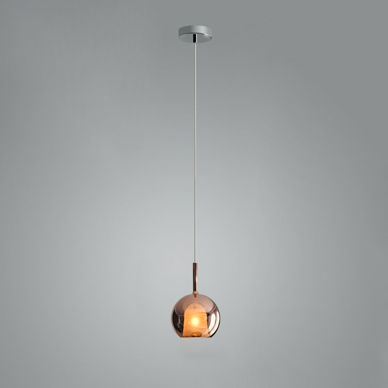Lustra Pendelleuchte Rauchglas Rund-Letslighting