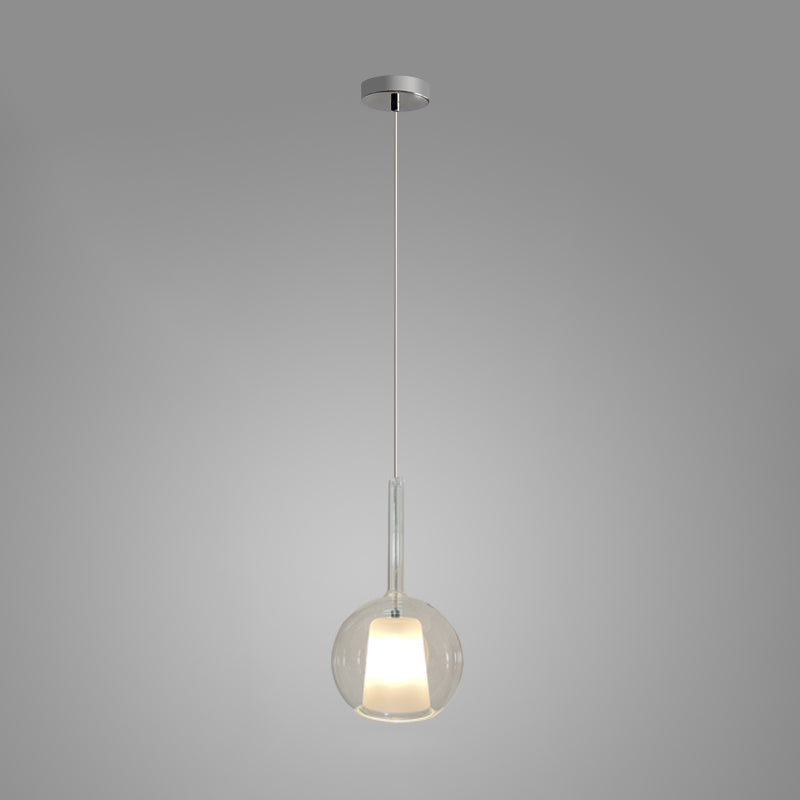Lustra Pendelleuchte Rauchglas Rund-Letslighting