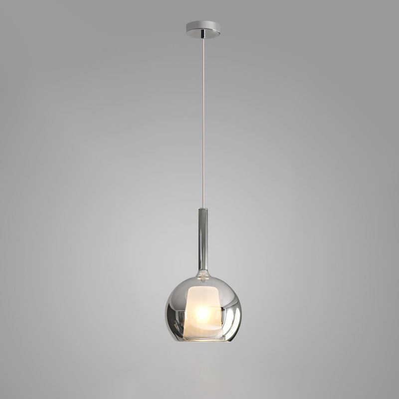 Lustra Pendelleuchte Rauchglas Rund-Letslighting