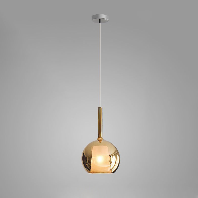 Lustra Pendelleuchte Rauchglas Rund-Letslighting