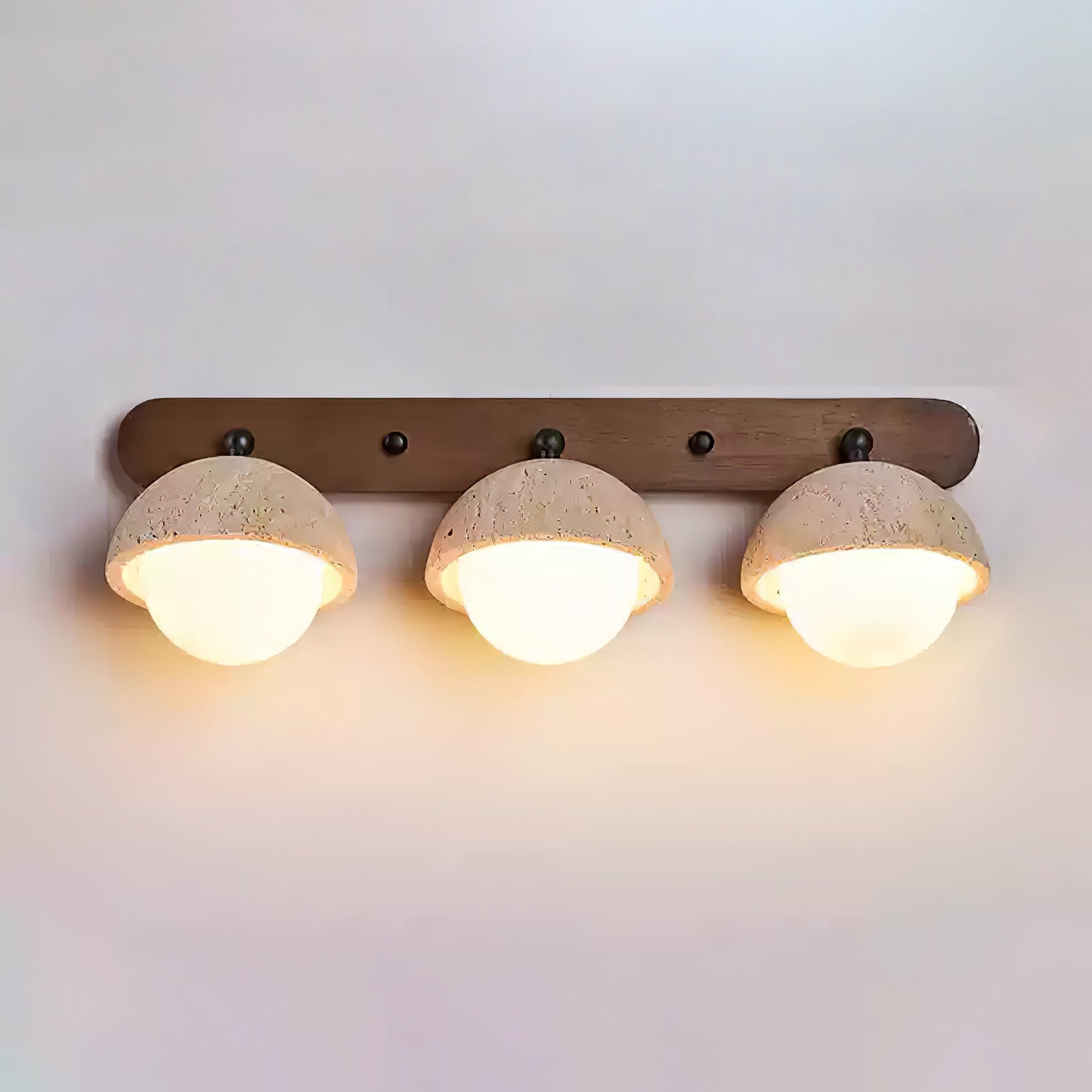Avtale Arc-Shaped Travertine Wall Light - Neutralighting