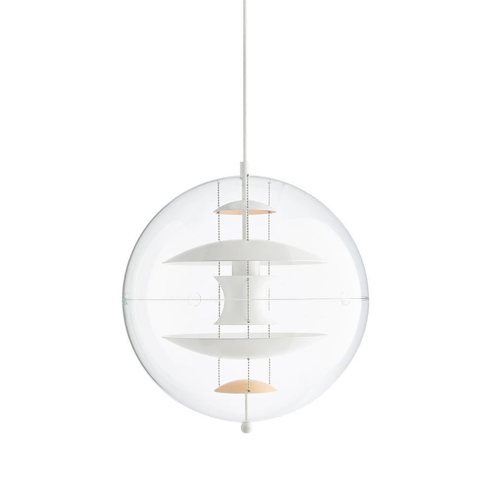 Pendant Lamp Floating Geometric Layers Clear Globe Futuristic Modern - Letslighting