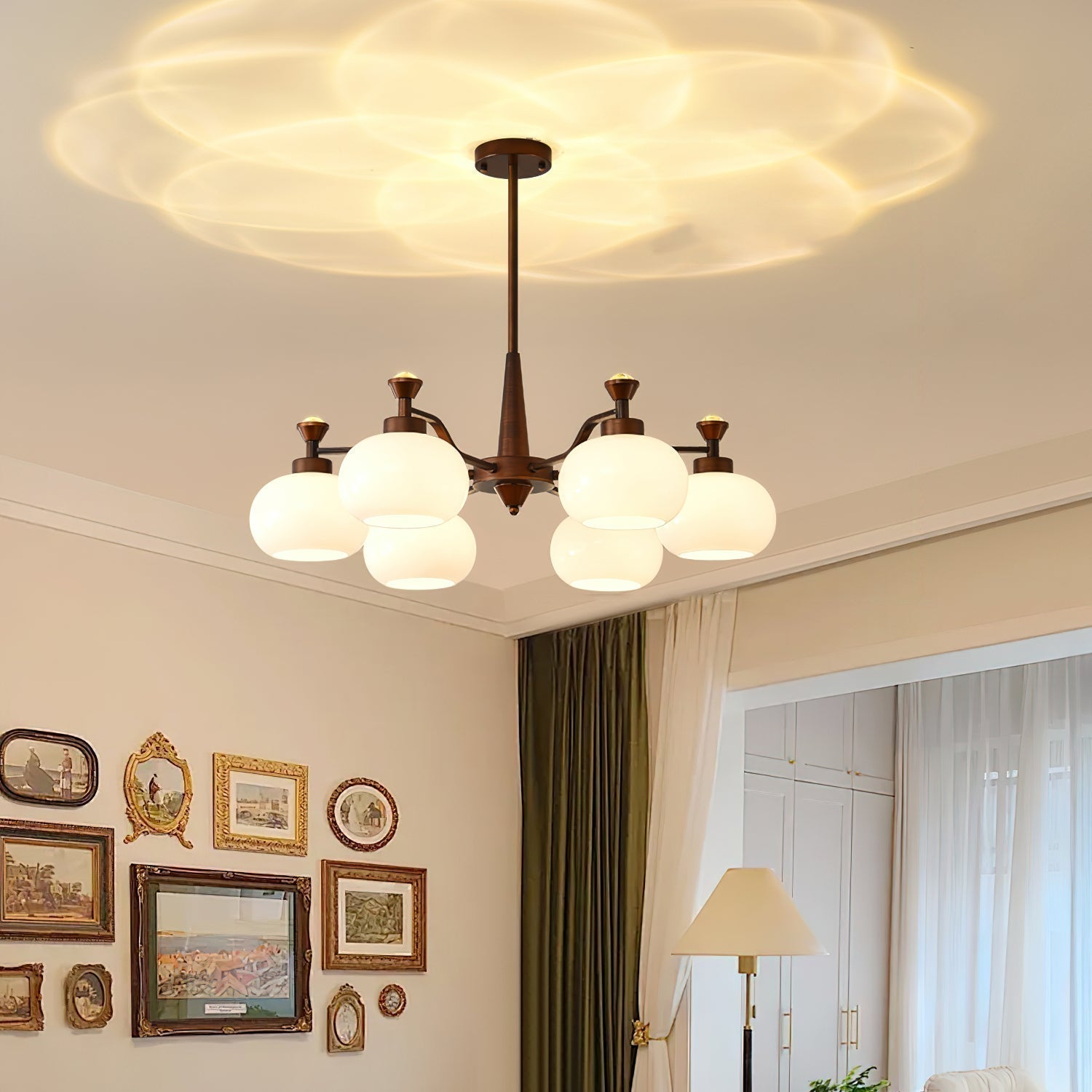 Aurora Kronleuchter Globe Spotlight-Letslighting