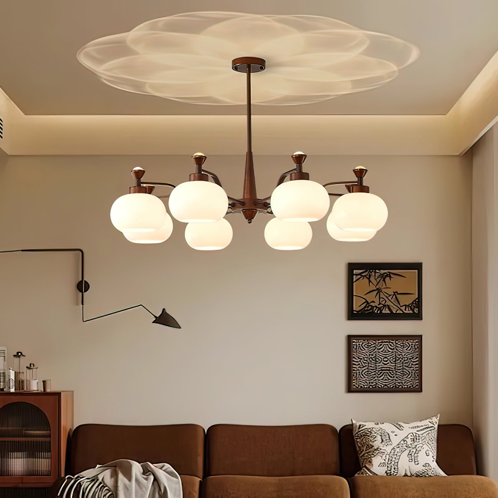 Aurora Kronleuchter Globe Spotlight-Letslighting