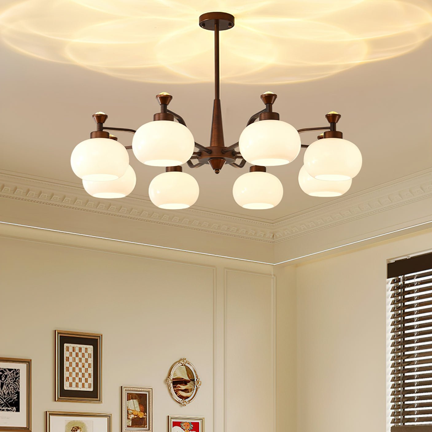 Aurora Kronleuchter Globe Spotlight-Letslighting